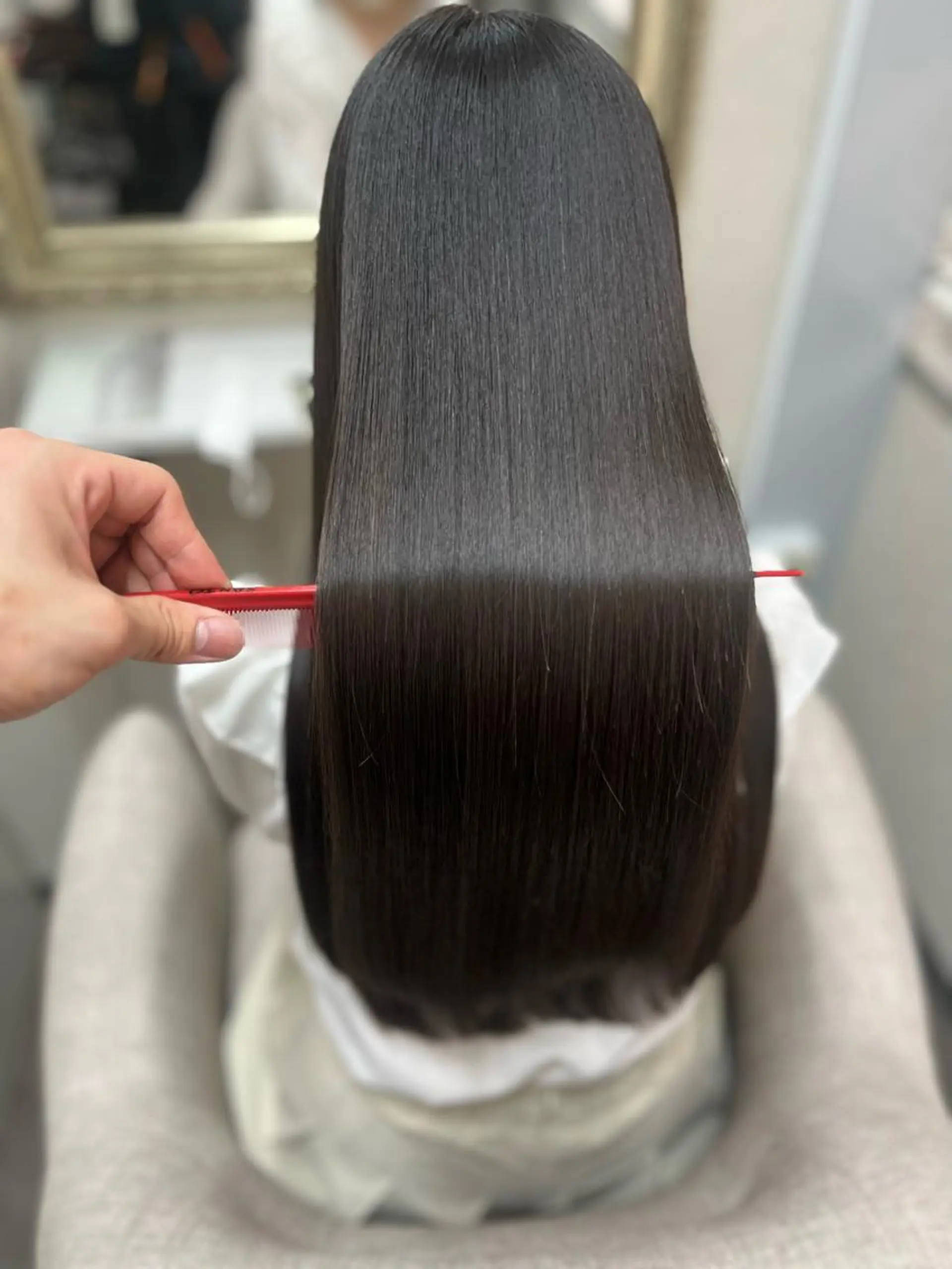 ロング 髪質改善 ロング 縮毛矯正 トリートメント トリートメント ヘッドスパ ヘアセット seta新宿所属・髪質改善/縮毛矯正 芹沢のヘアスタイル