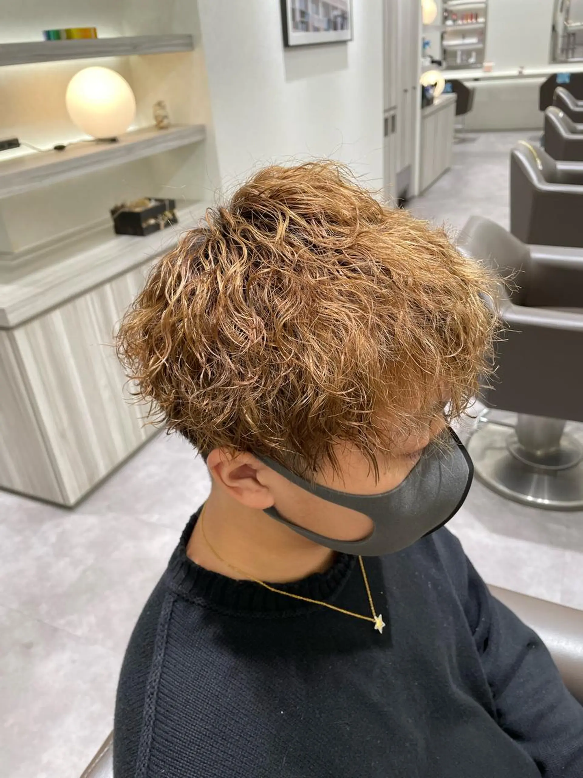 パーマ メンズ karin/インナー カラー/北名古屋市のヘアスタイル