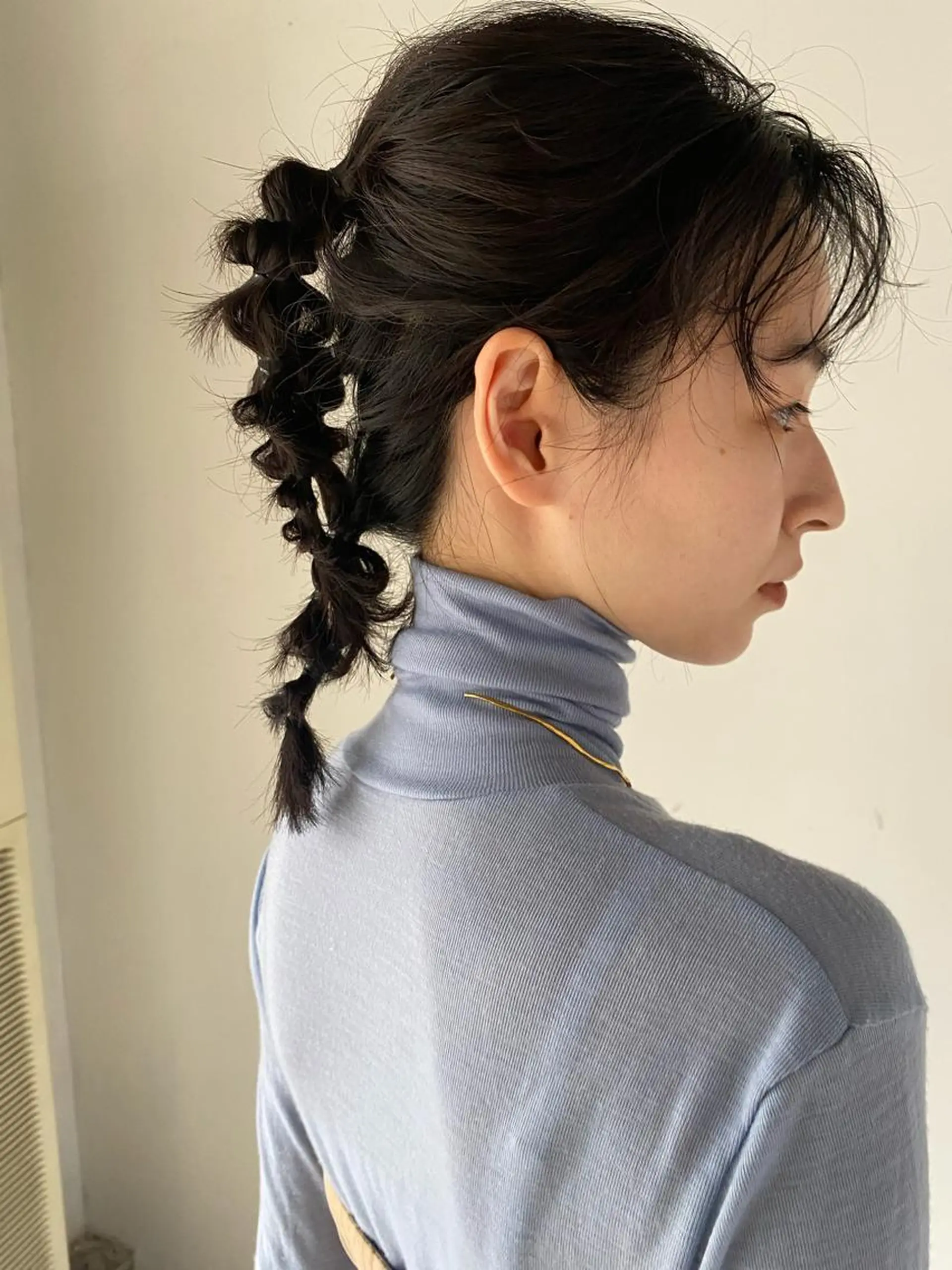 セミロング ヘアアレンジ 原 瑞希のヘアスタイル