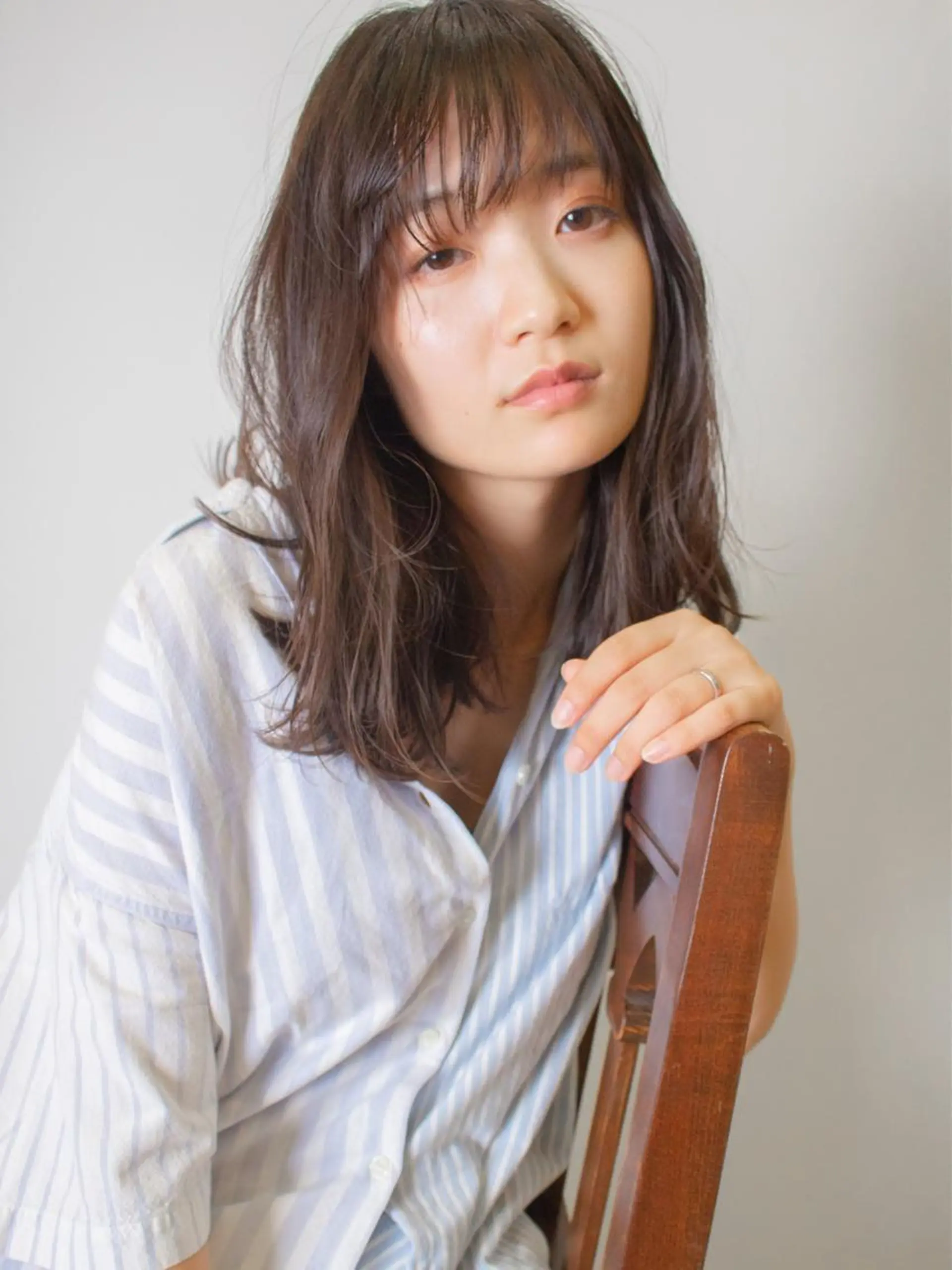 ミディアム カラー パーマ gite カワムラナオキのヘアスタイル