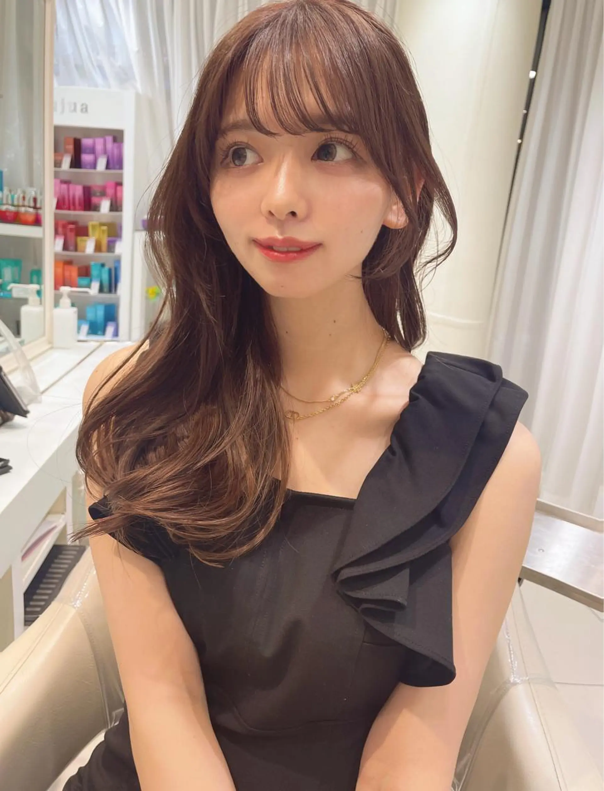 ロング カット ヘアカラー トリートメント ♡大人カワイイ hair♡徳井はやとのヘアスタイル