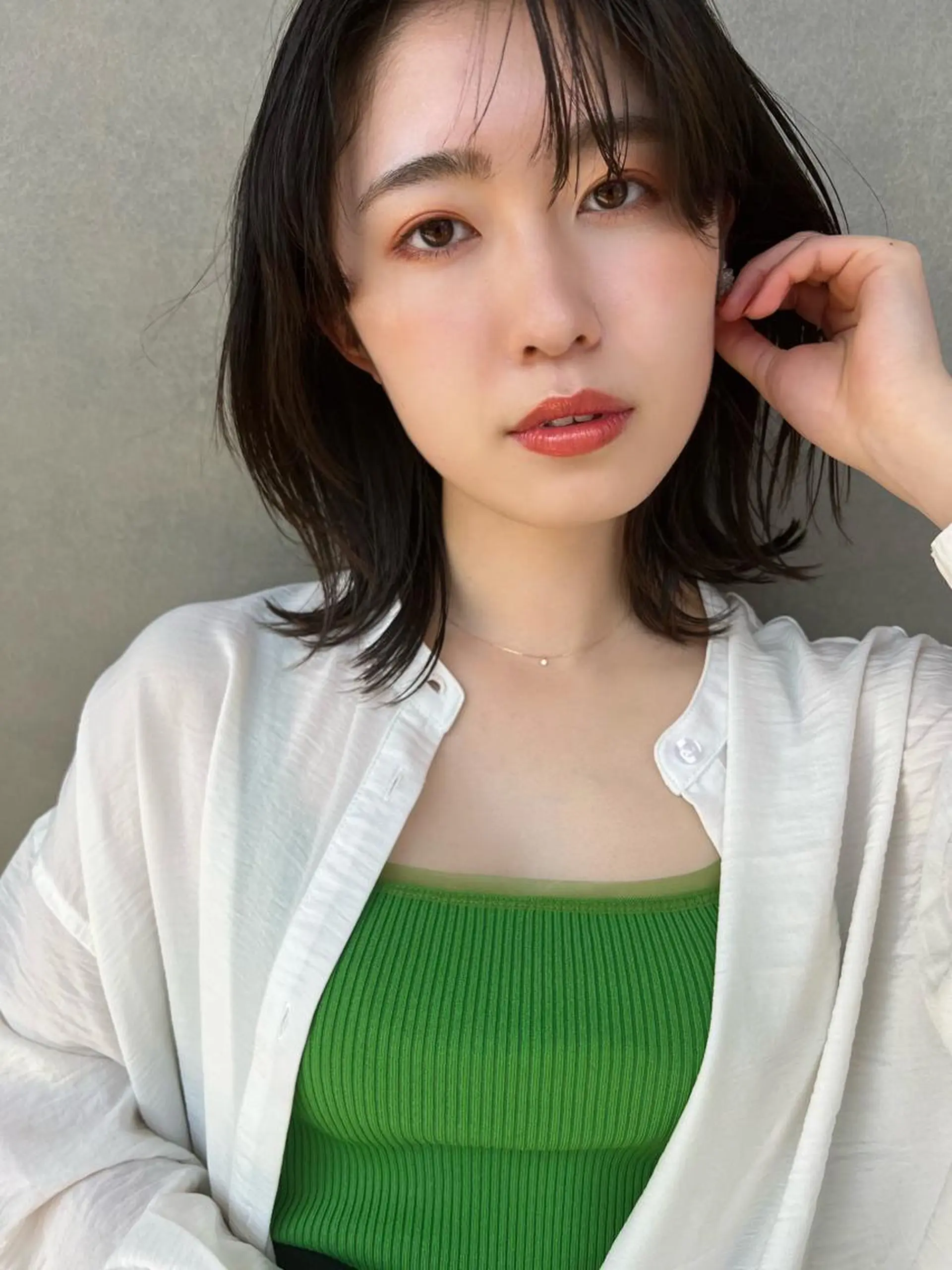 ミディアム 🍃透明感スタイル ｙｕ-ｋａ🍃のヘアスタイル