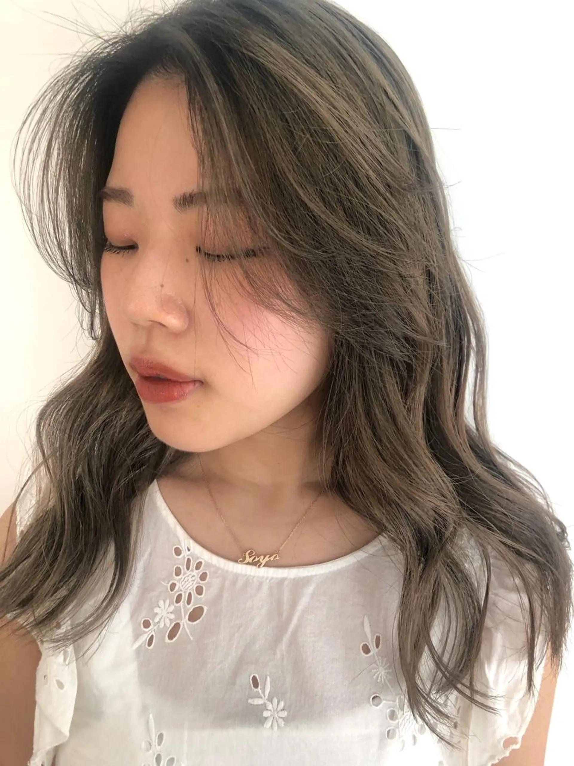 カラー ヘアカラー ブリーチカラー🎀 韓国風/寺門美優のヘアスタイル