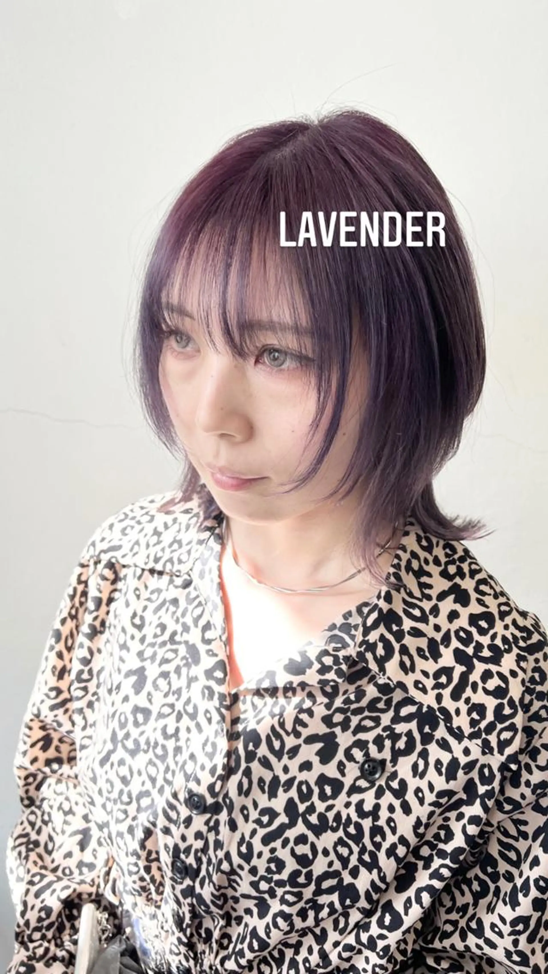 ミディアム カラー ヘアアレンジ グラデーションカラー ラベンダーカラー ヘアカラー トリートメント HARU//原宿🤍 リピート率NO.1のヘアスタイル