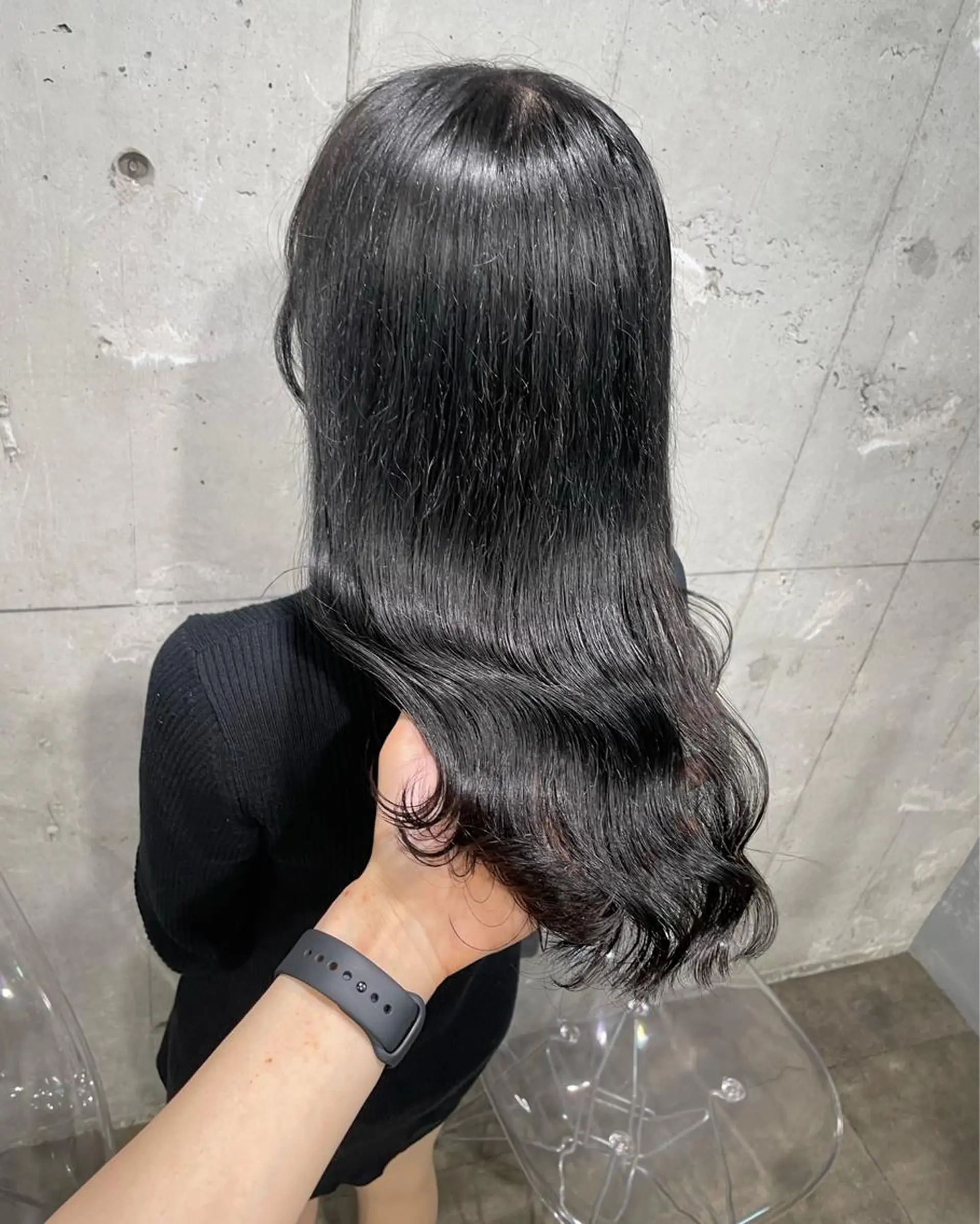 ロング カラー カット ヘアカラー トリートメント ヘッドスパ ヘアセット ベージュカラー💖 やすひろのヘアスタイル