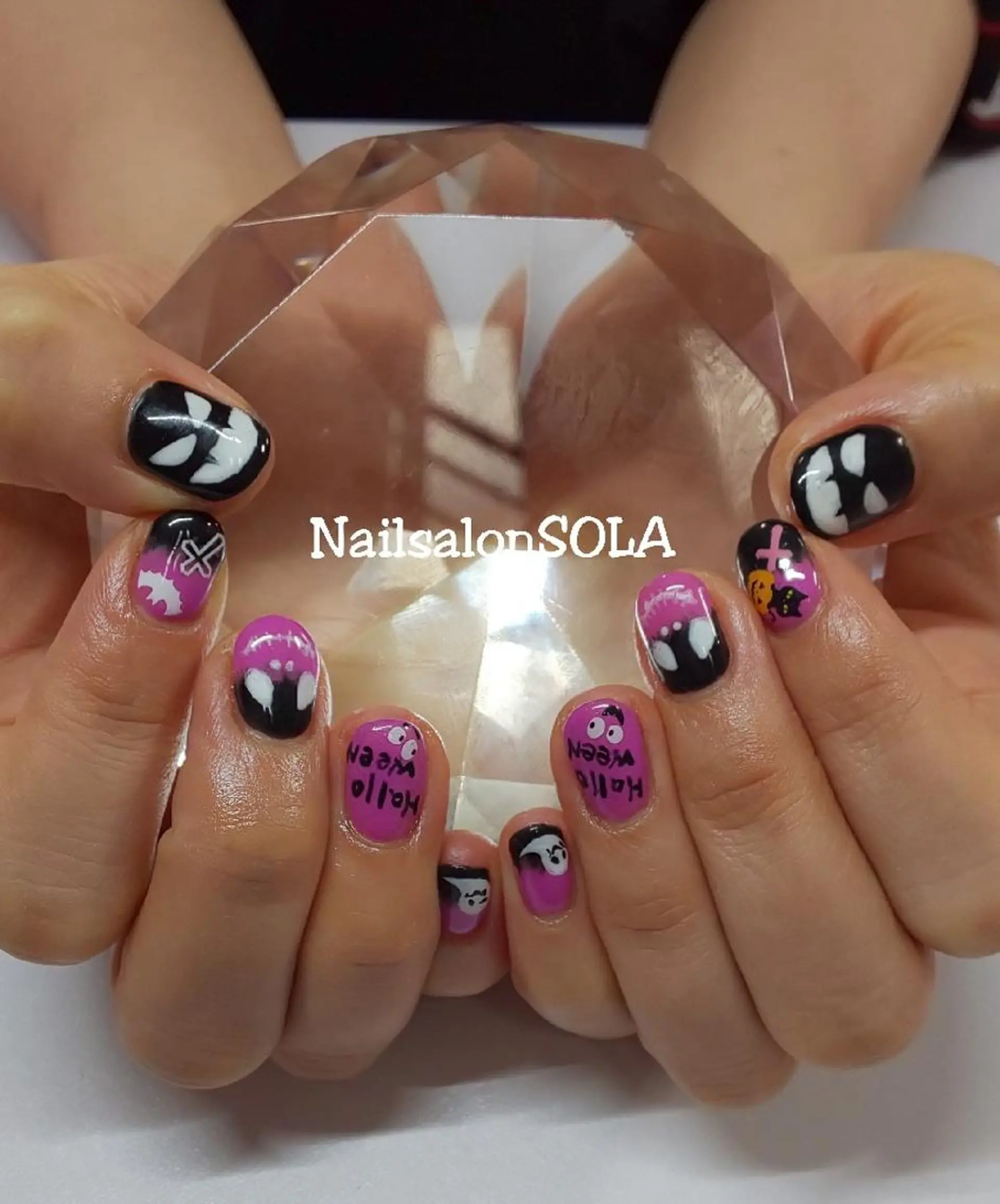 ネイル ハロウィン 田代 夏子のネイルデザイン