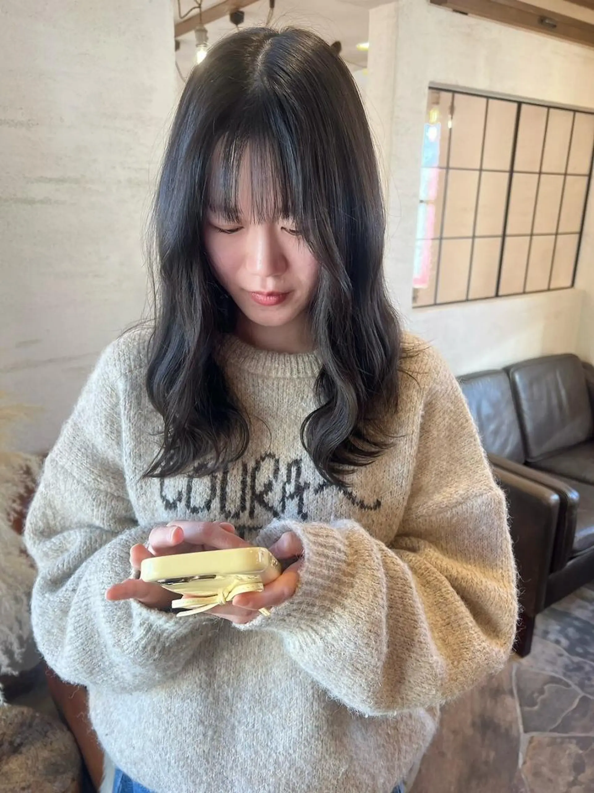 ロング カット ヘアカラー トリートメント 田島 千愛のヘアスタイル