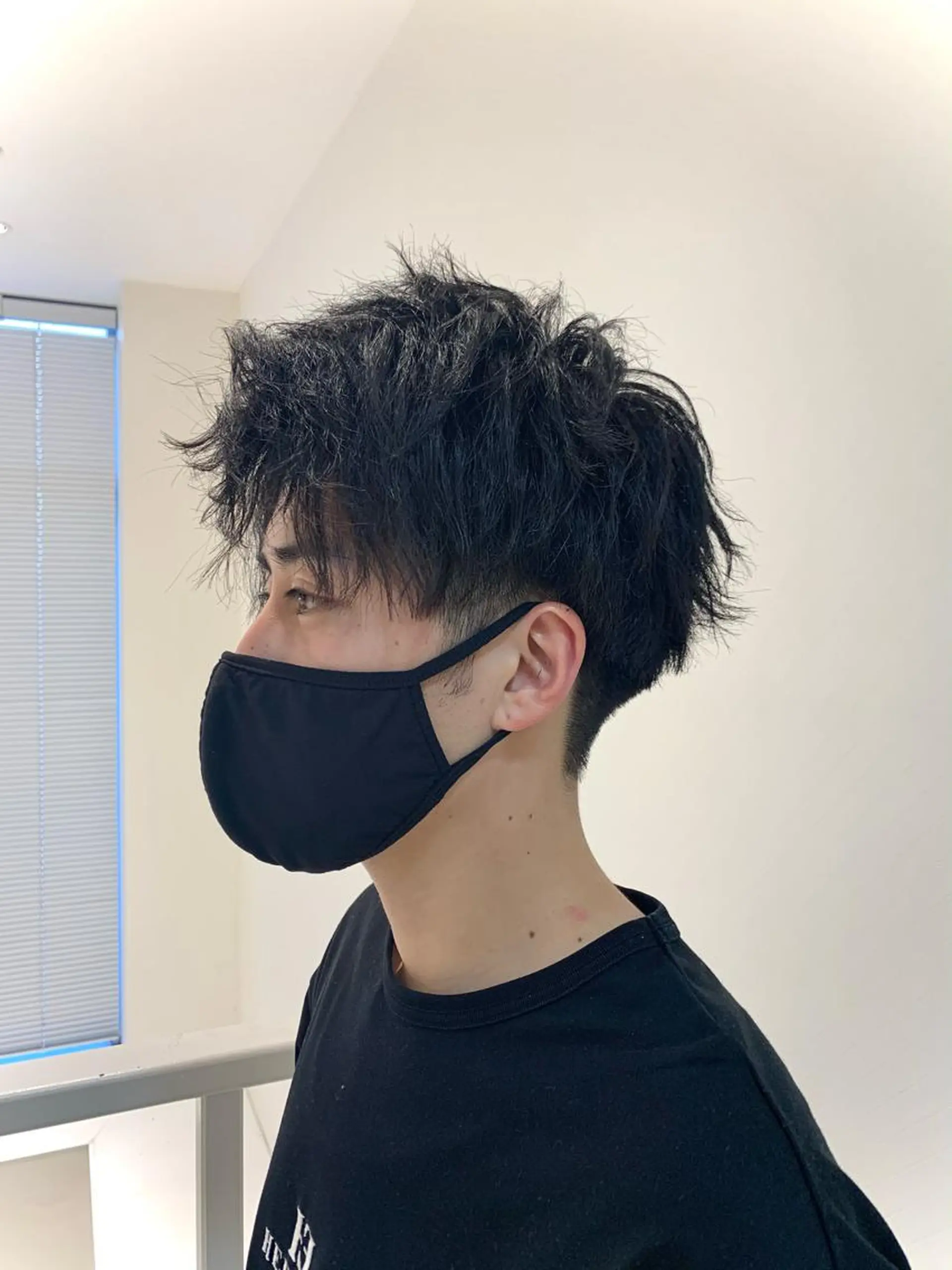 メンズ メンズパーマ 毛流れが作れる 縮毛矯正/渡部純生のヘアスタイル