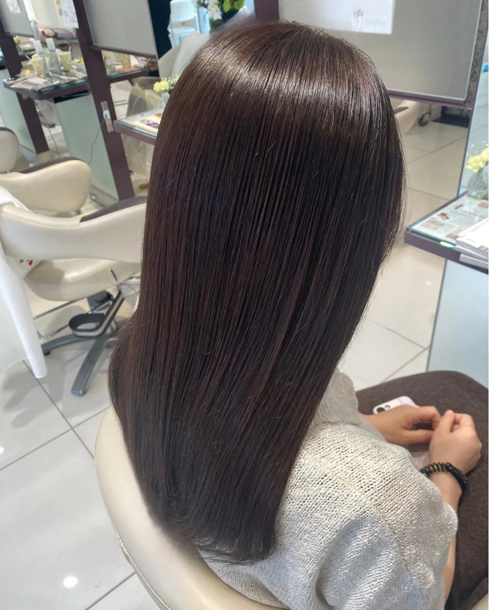 ロング カラー 透明感カラー💜艶髪 sayakaのヘアスタイル