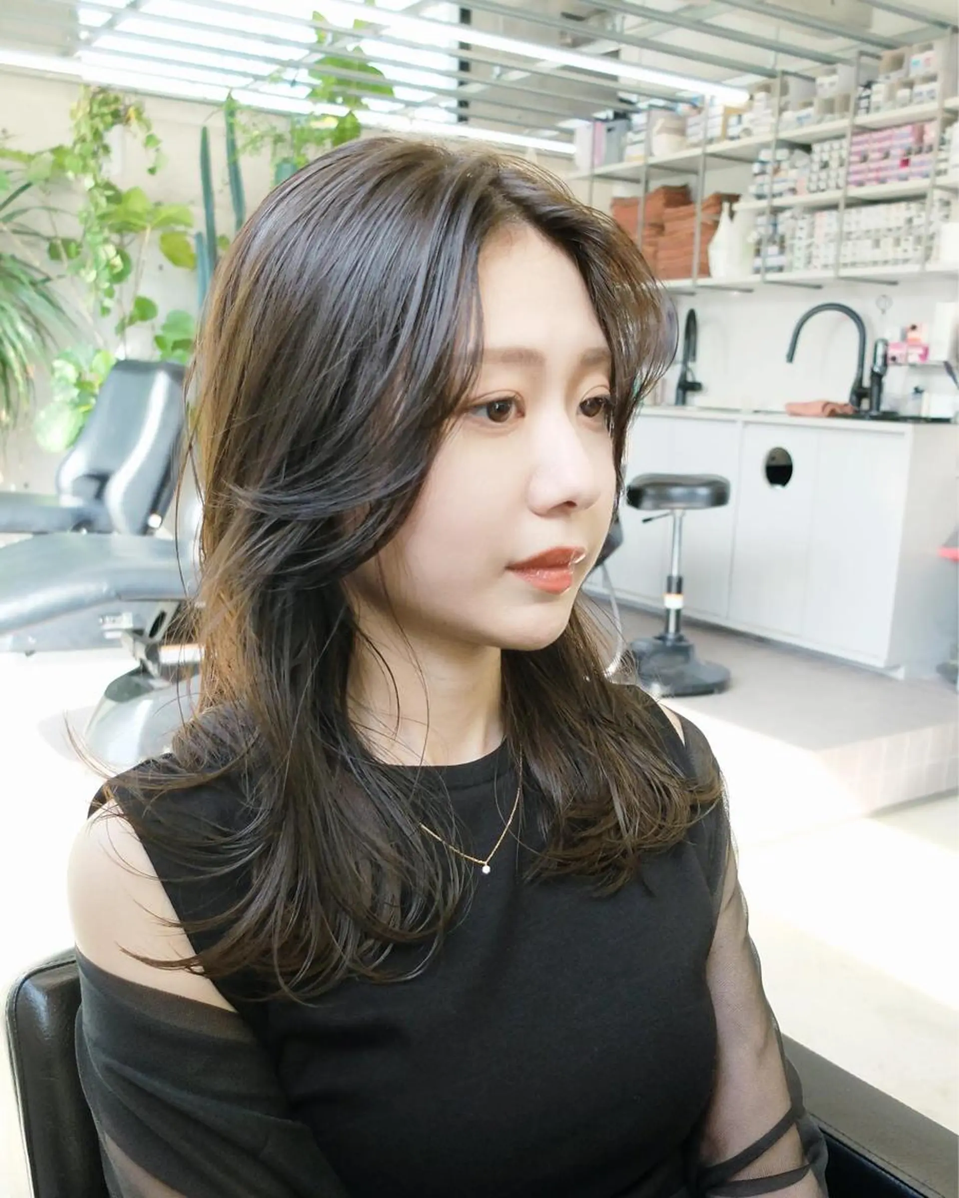 セミロング カラー ヘアカラー ダブルカラー/ ケアブリーチ/クニトのヘアスタイル