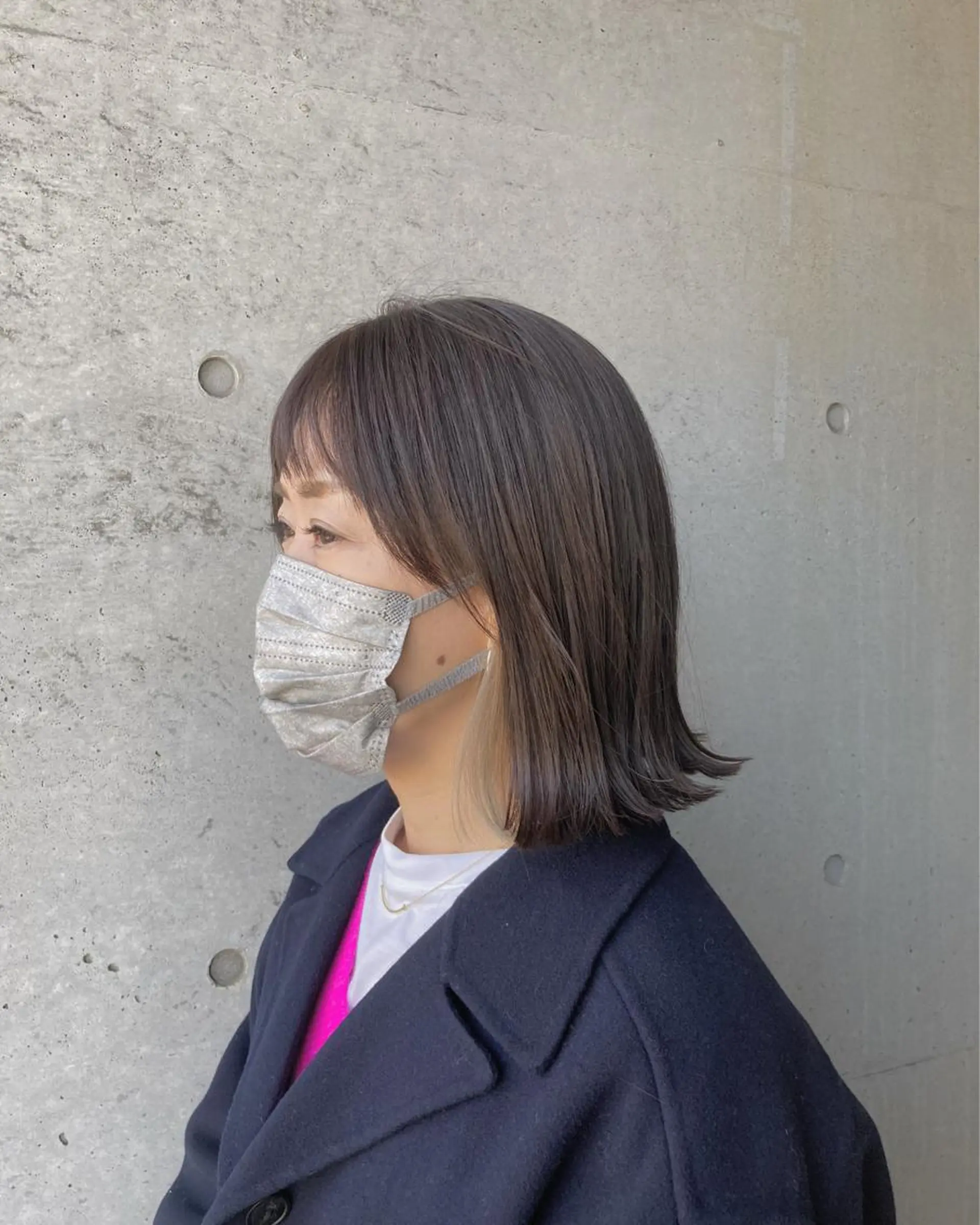 ミディアム カット ヘアカラー トリートメント は まべのヘアスタイル