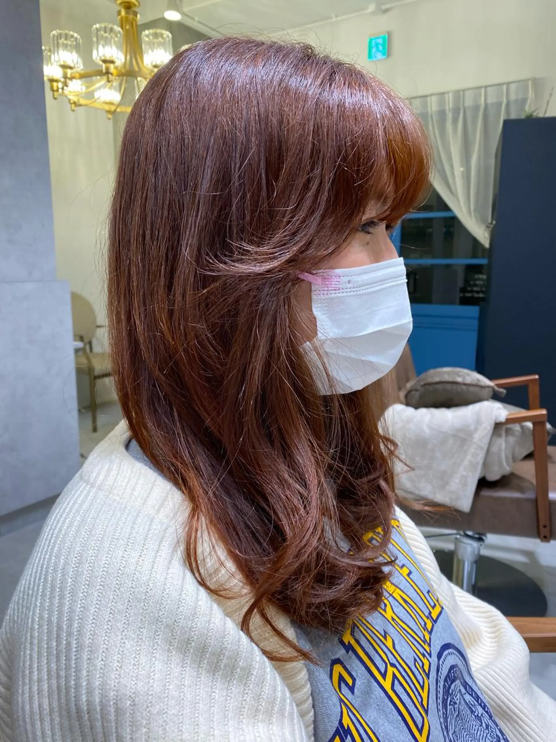 ロング 大久保 優香のヘアスタイル