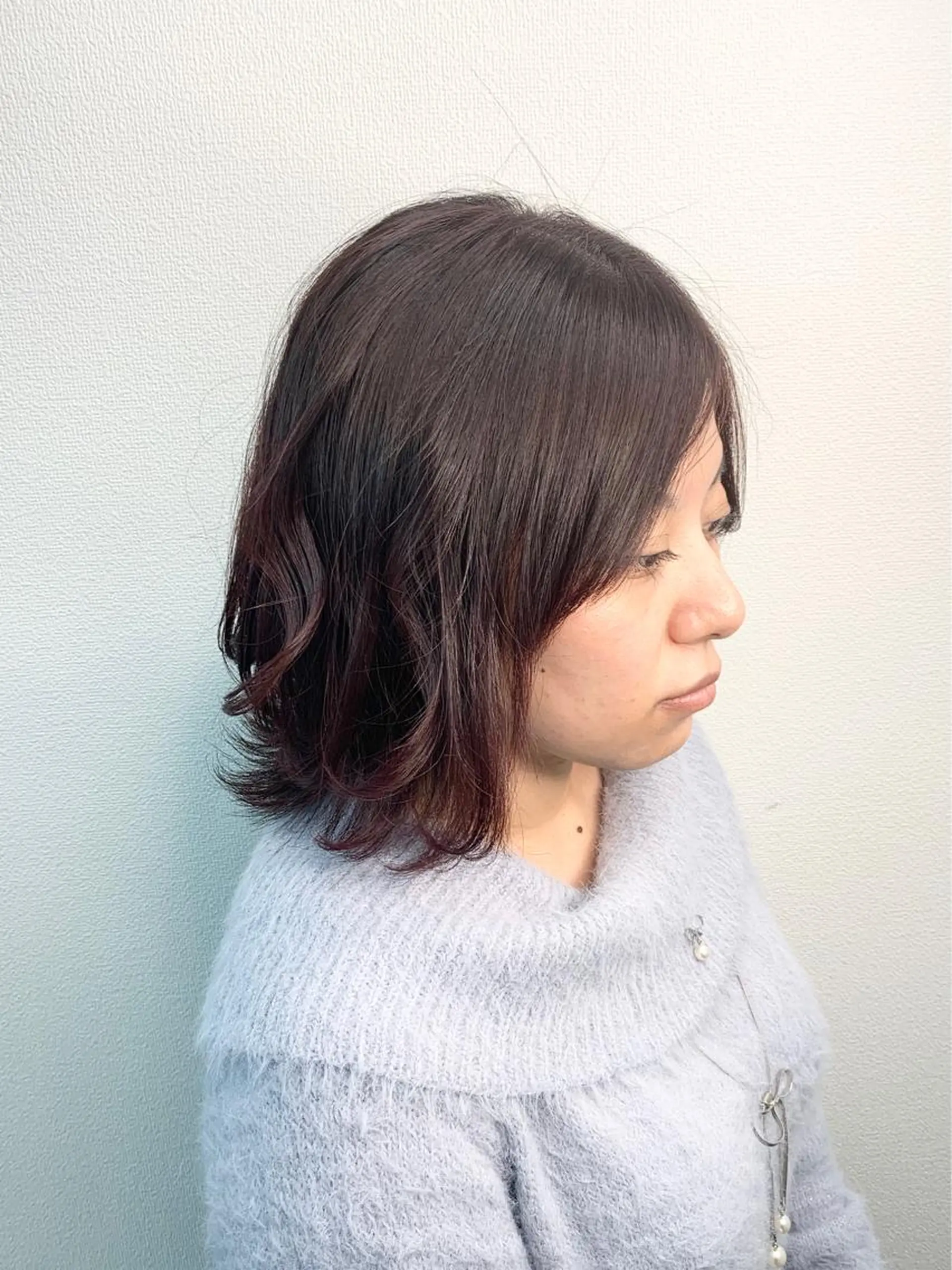 ミディアム ミディアムパーマ ハイライト 髪質改善 縮毛矯正 【清瀬】パサツキ 広がり改善川合剛史のヘアスタイル