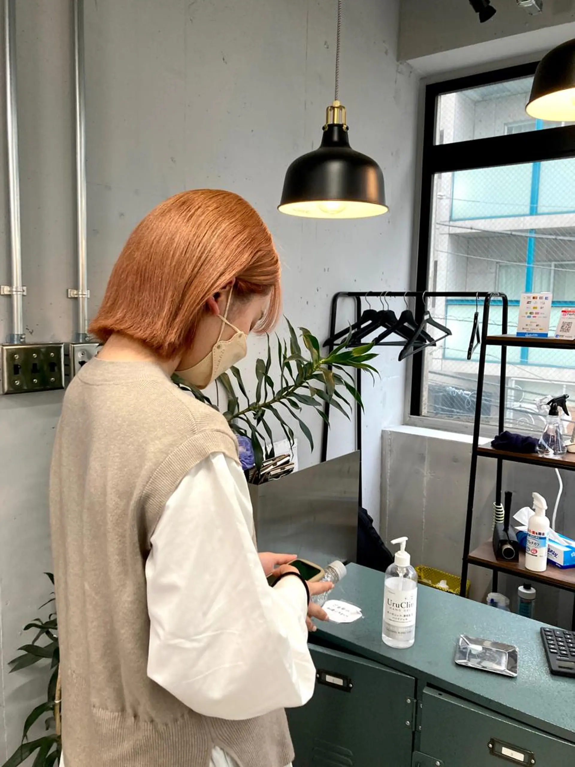 ショート ヘアカラー トリートメント 新井 広樹のヘアスタイル