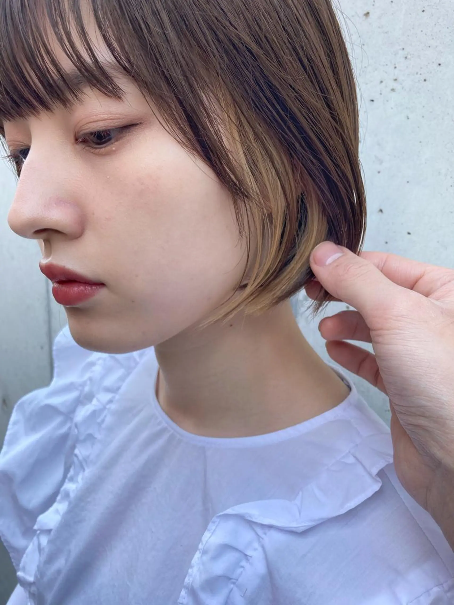 ミディアム レイヤー/メンズ 竹田凪儀のヘアスタイル