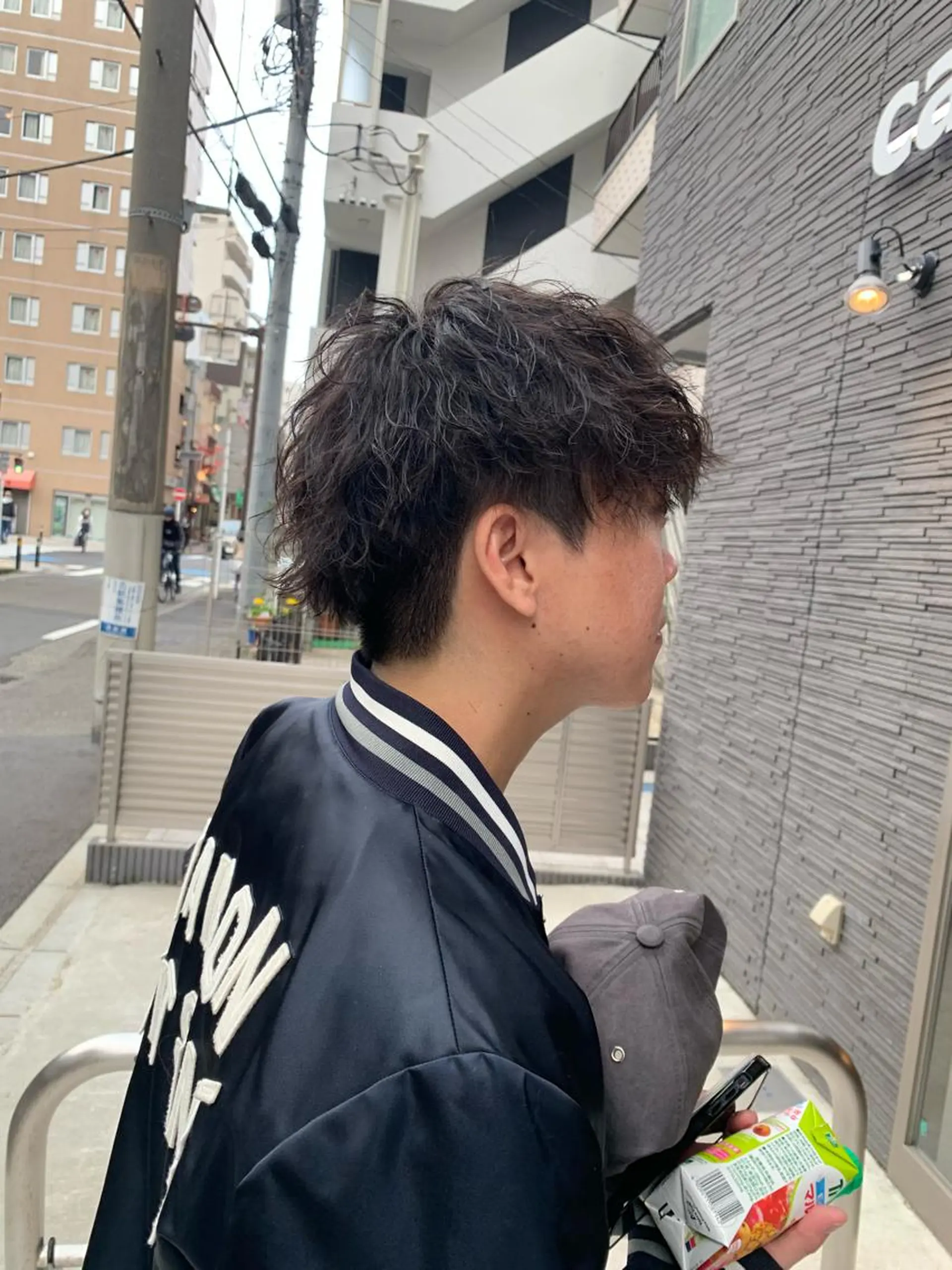 パーマ メンズ カット パーマ ツイスパ・波巻き 🩵片平和香奈のヘアスタイル