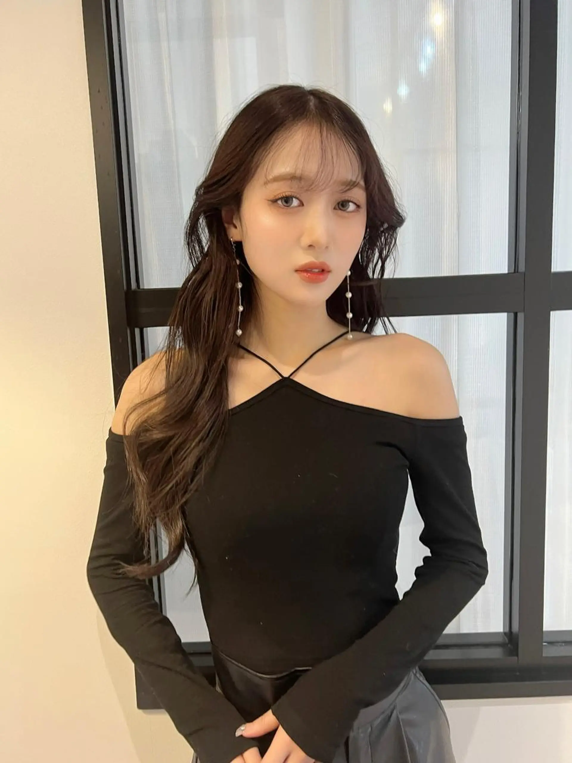 ロング カラー ヘアアレンジ 韓国風ヘア 顔まわり職人🇰🇷 韓国ヘア/KAITOのヘアスタイル