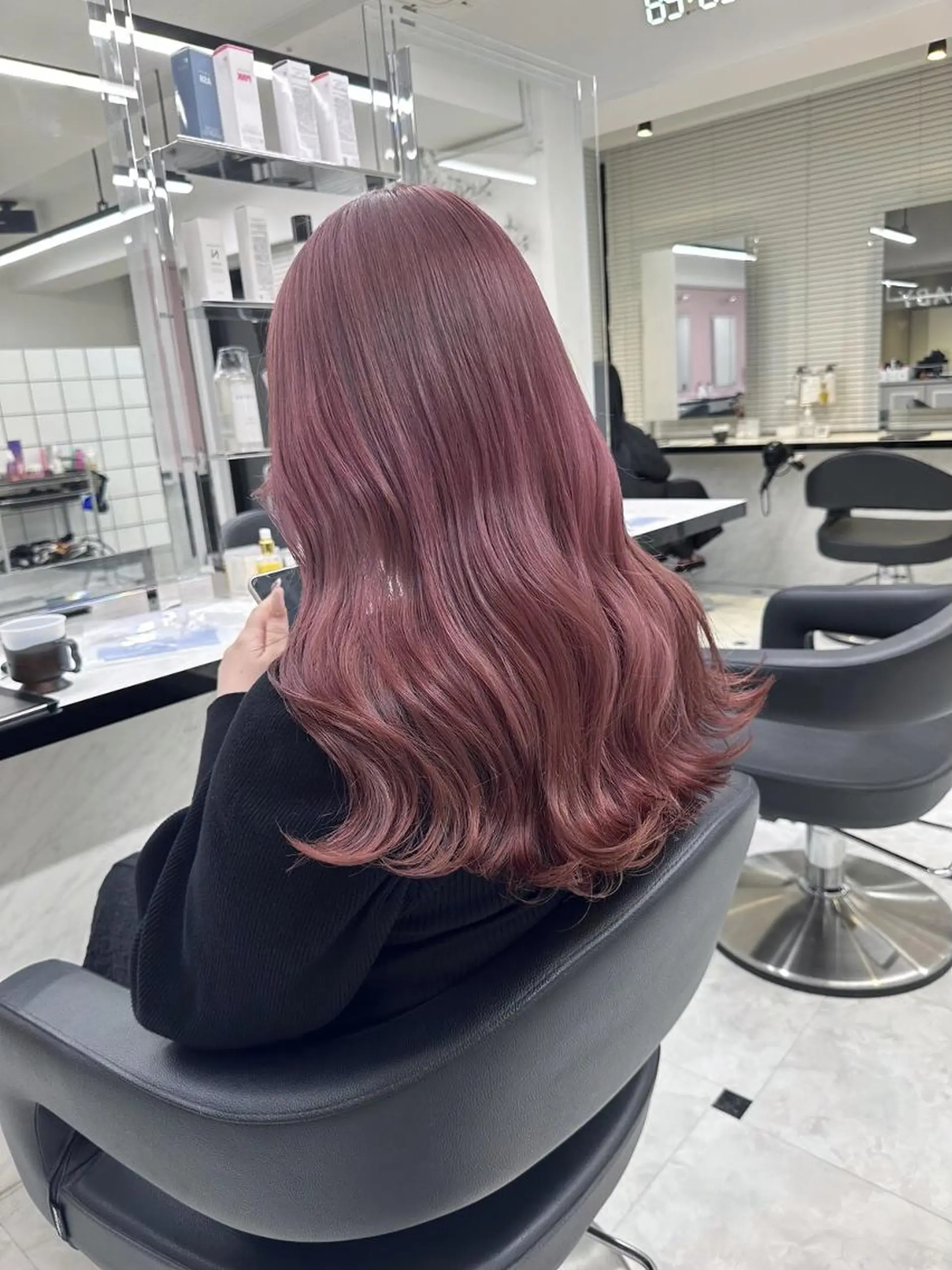 ロング カラー ♥️韓国/ガーリー 暖色misa♥️のヘアスタイル