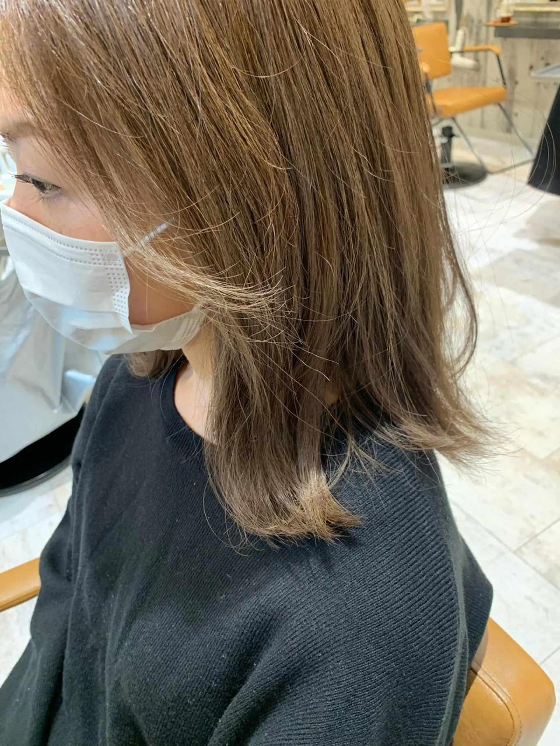 セミロング ヤマダ サクラのヘアスタイル