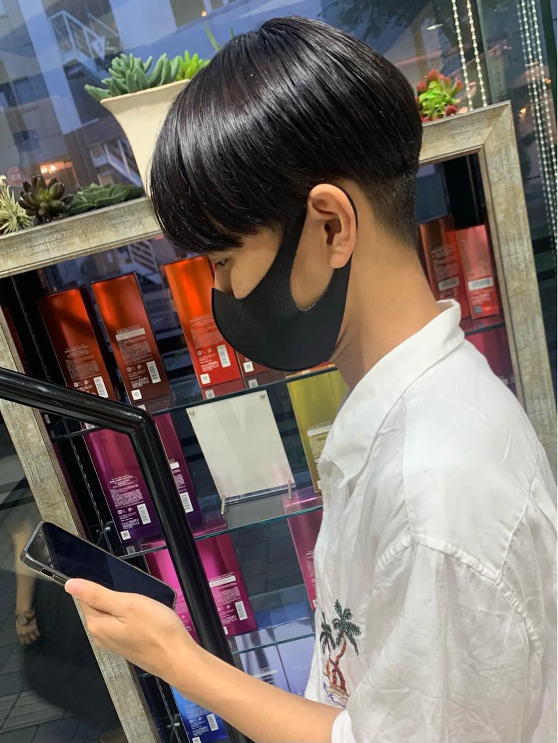 ショート メンズ 海外girl🤎 透明感ベージュmaoのヘアスタイル