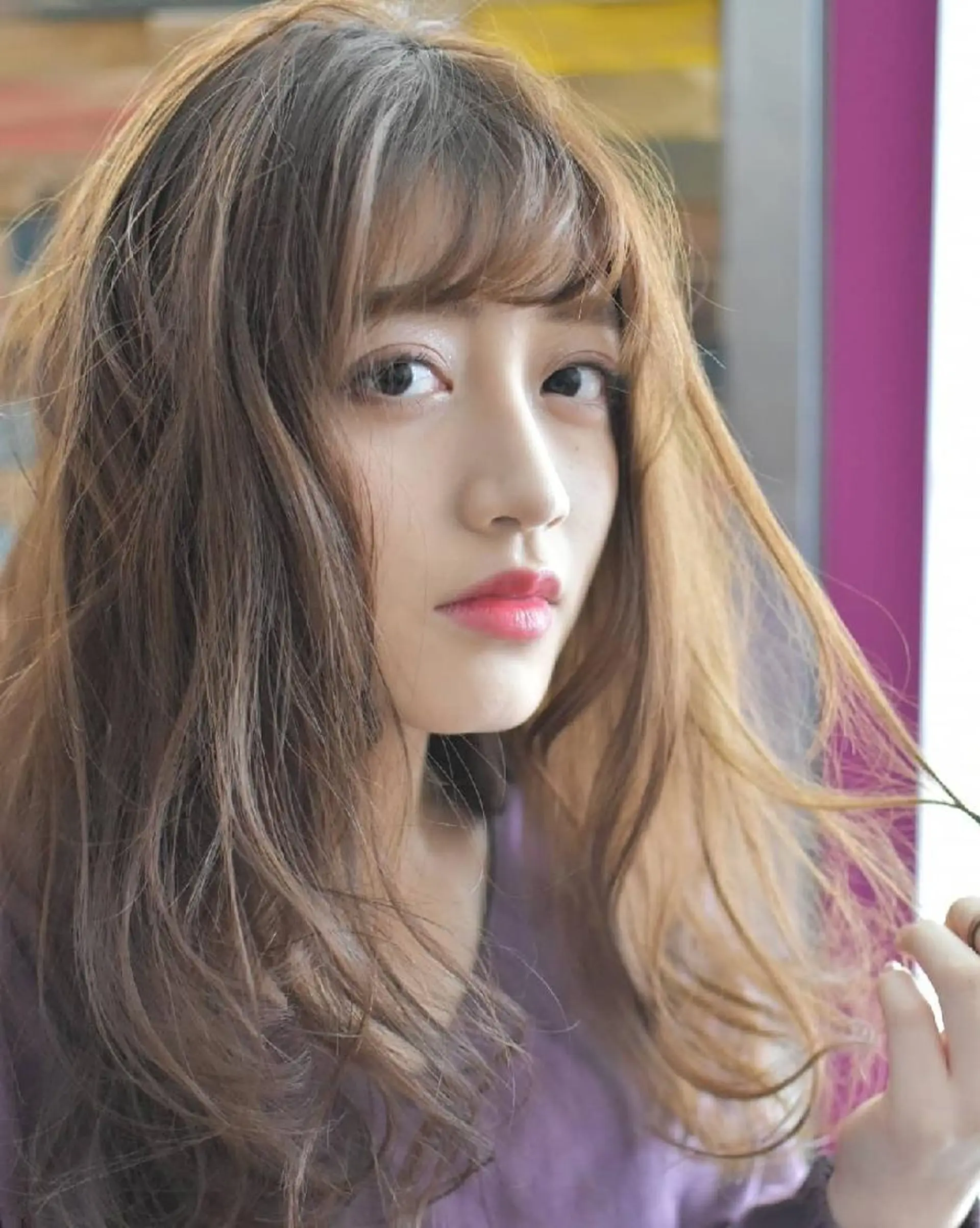 ロング 北川 裕暁のヘアスタイル