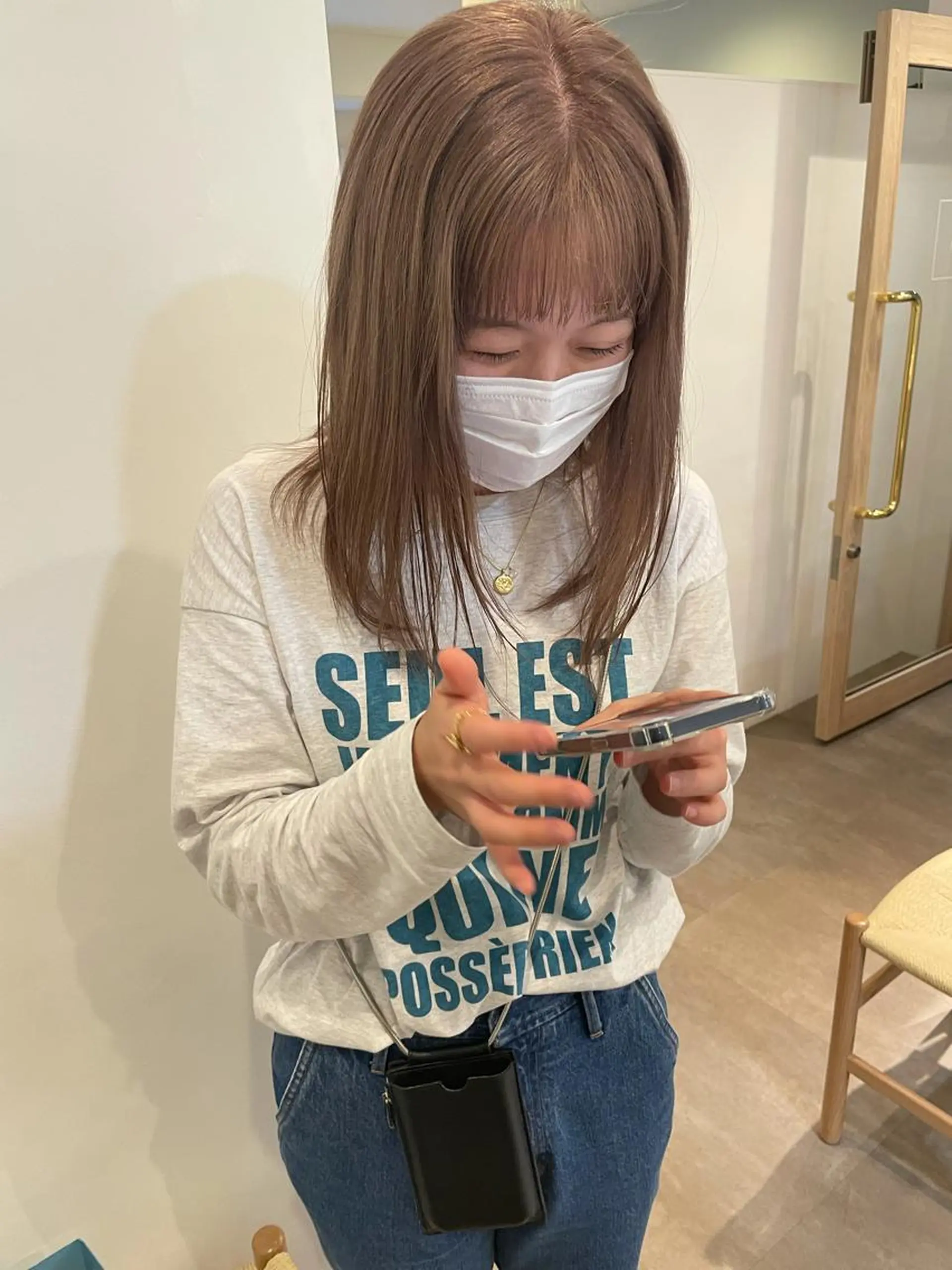 カラー 大迫 江梨のヘアスタイル