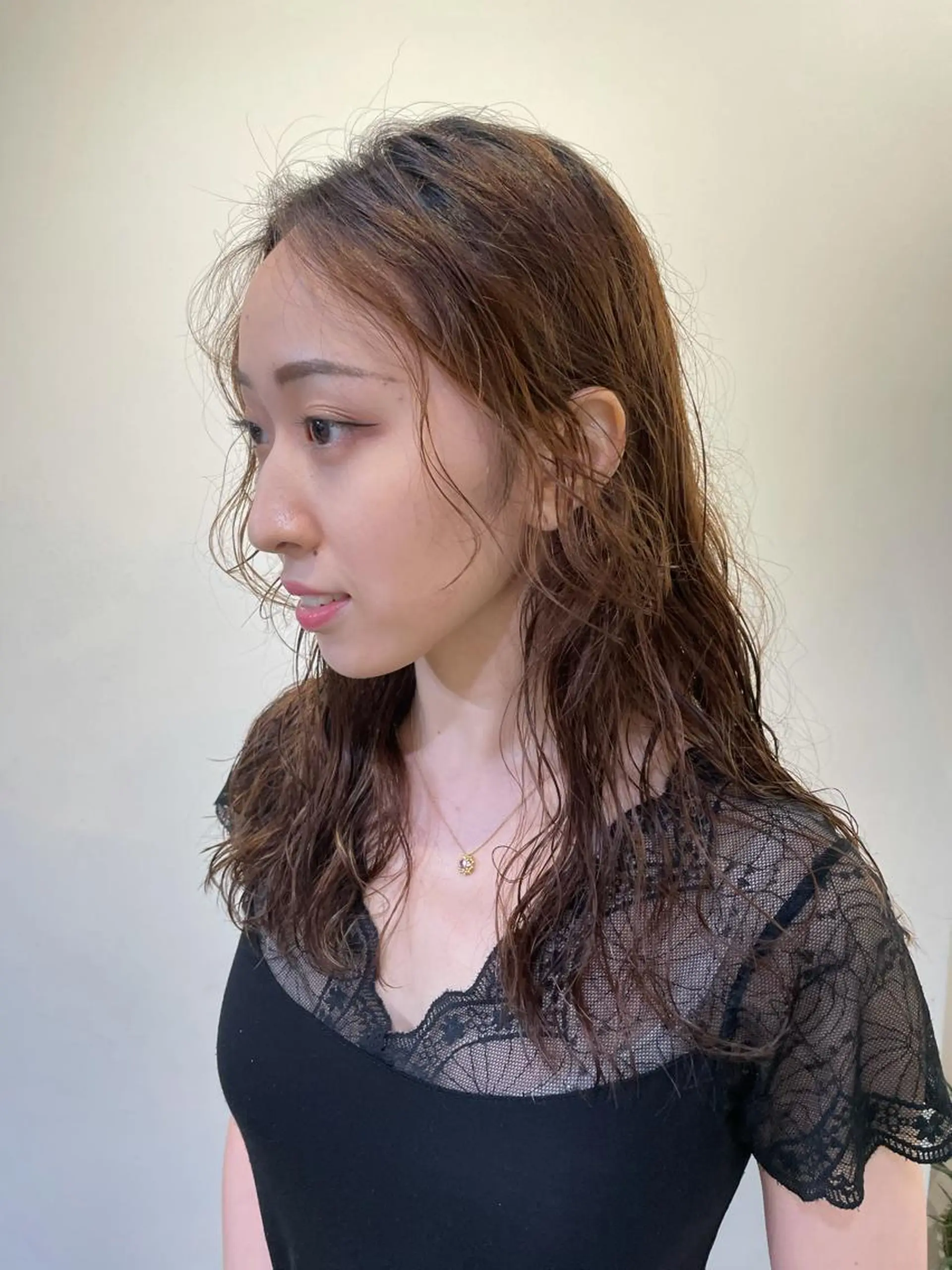 ロング パーマ 斉藤 瑞恵のヘアスタイル