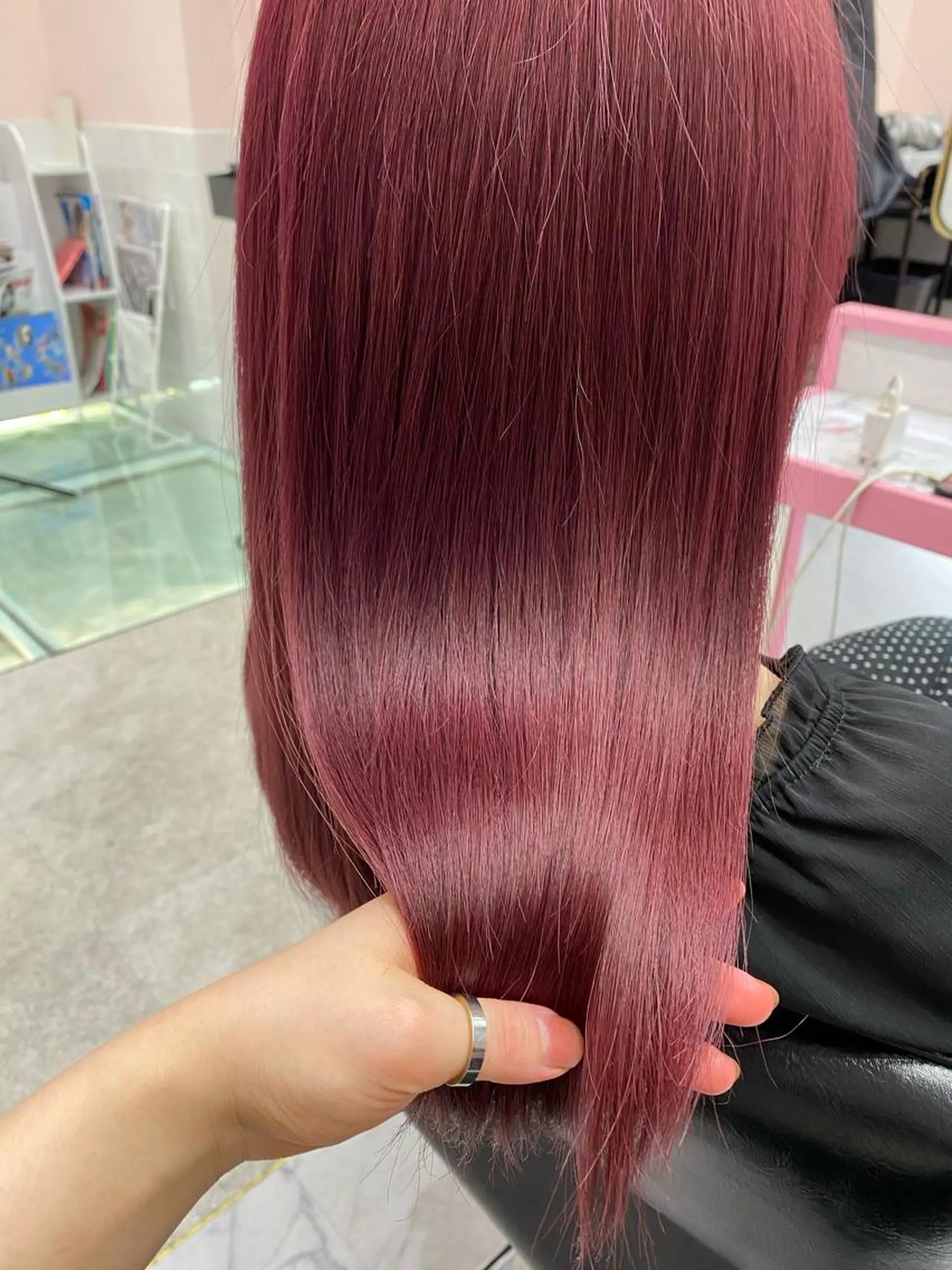 セミロング カラー SALOWIN横浜所属・𓍯韓国style/ 髪質改善𓍯中村和希のヘアスタイル