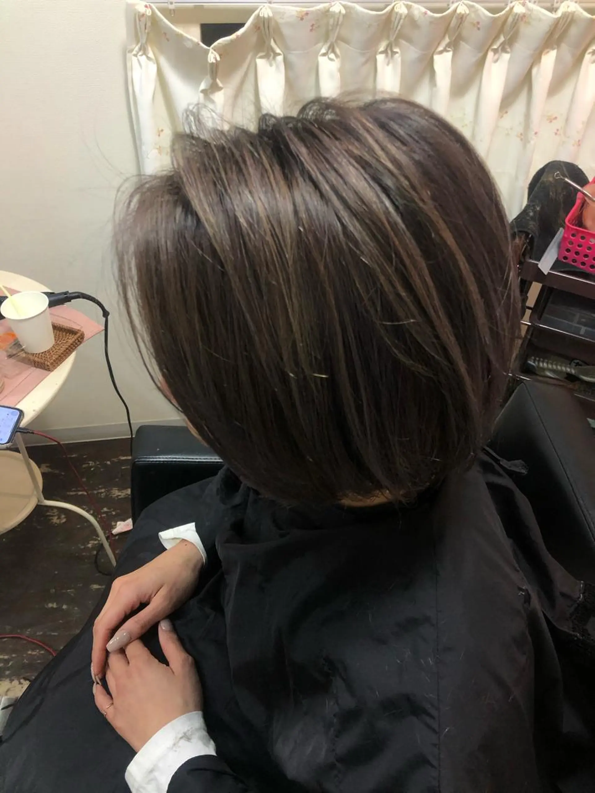 カラー グレージュ ハイライトカラー 木村 幸浩のヘアスタイル