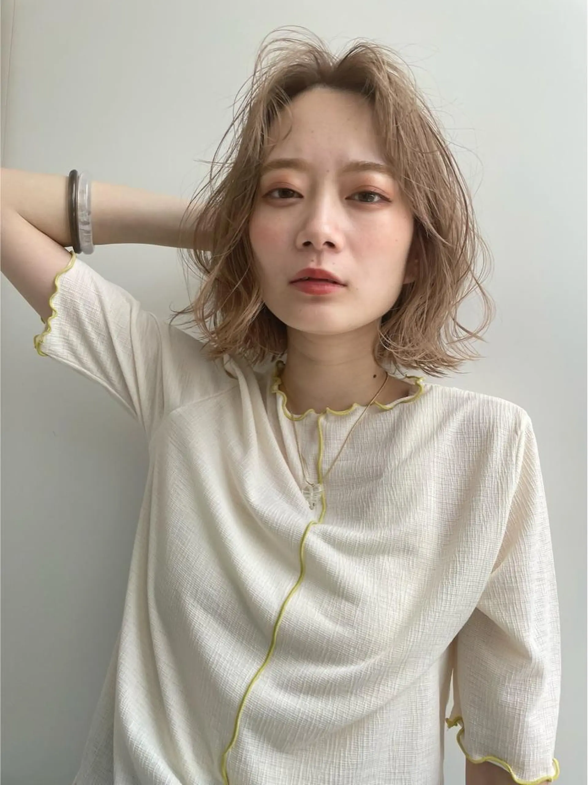 ショート カラー 森下 玲奈のヘアスタイル