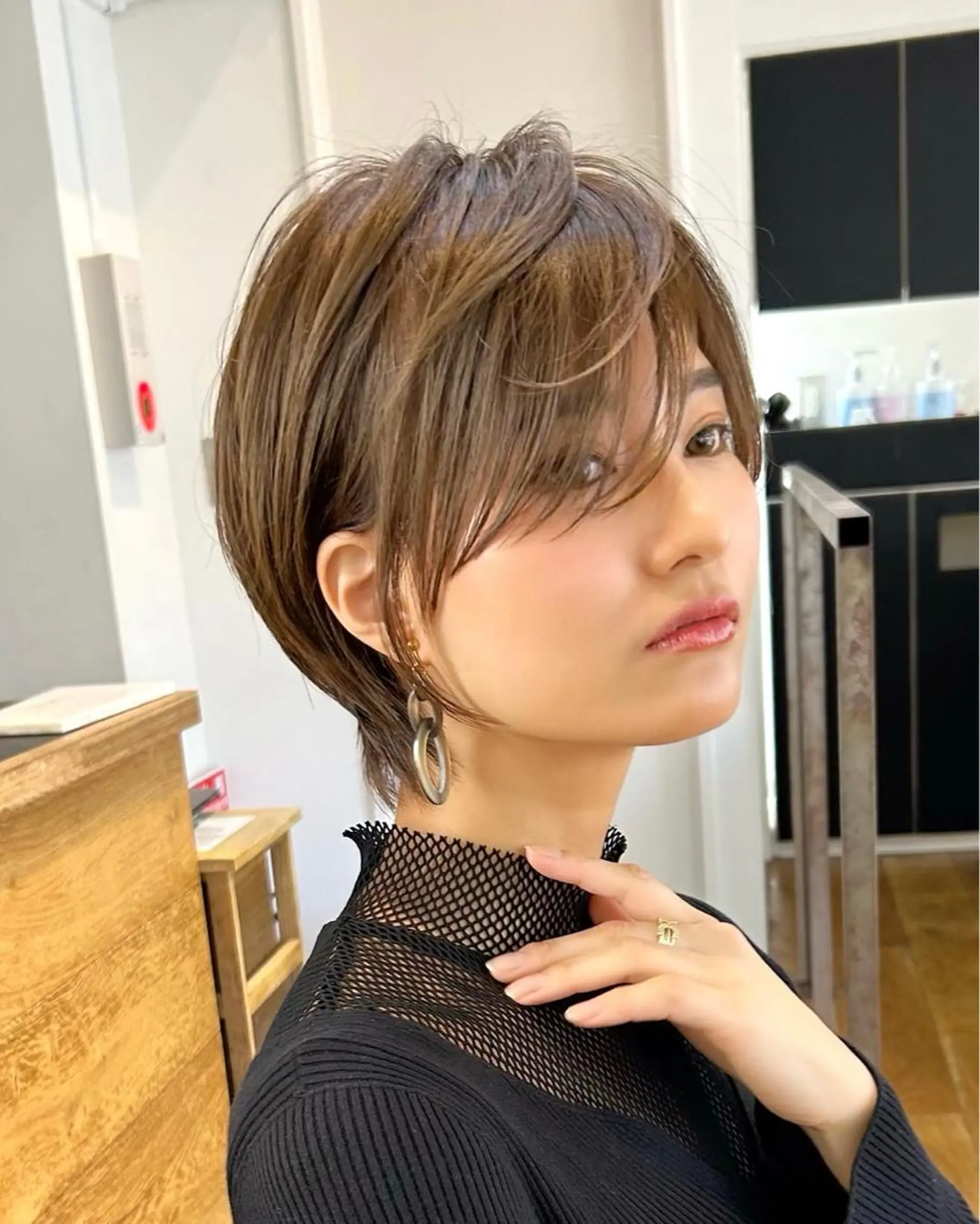 ショート lab.by ioe中崎店所属・中北篤志 ショートボブのヘアスタイル