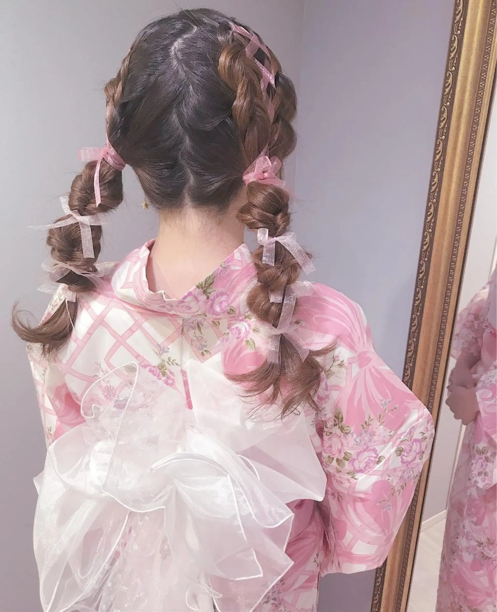 着付け Aries🫧 missa𓂃🤍のヘアスタイル