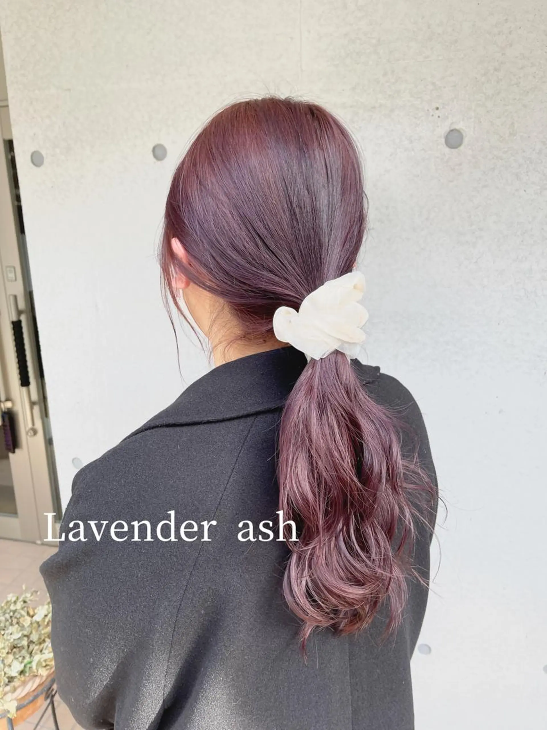 セミロング カラー アッシュ ブリーチ ラベンダーカラー ラベンダーアッシュ カット ヘアカラー トリートメント ViaLa Hair 🌈すずきたくむ✂︎のヘアスタイル