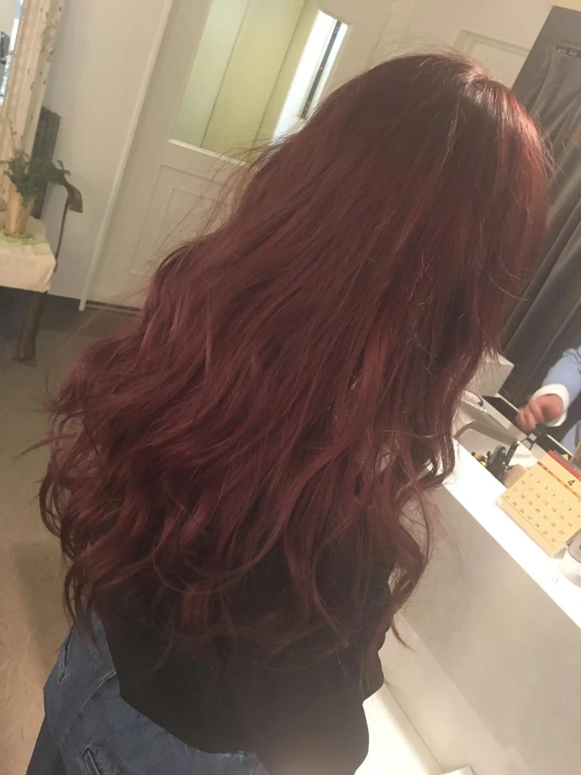 ショート ミディアム セミロング ロング カラー パーマ ヘアアレンジ ピンクカラー 吉本 yoshimotoのヘアスタイル