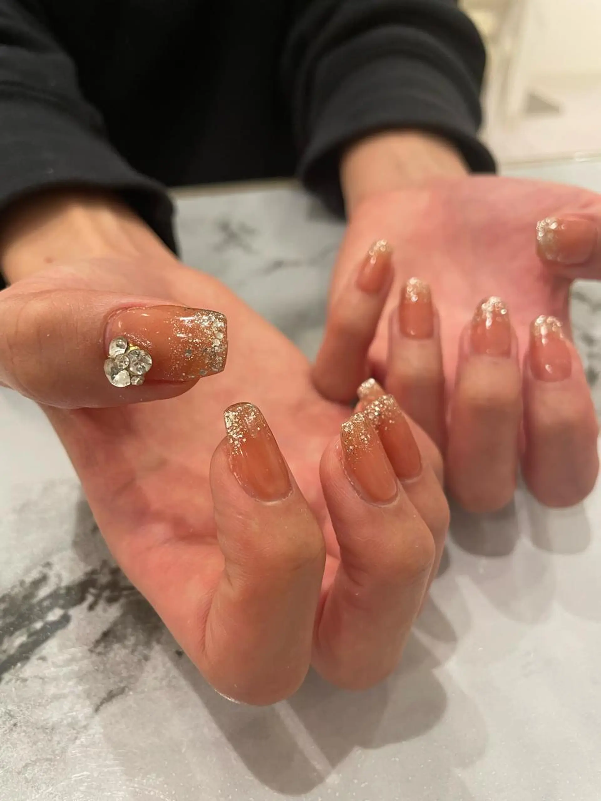 ネイル 束感まつ毛/ネイル/ LED♥KIRARAのマツエク・マツパデザイン