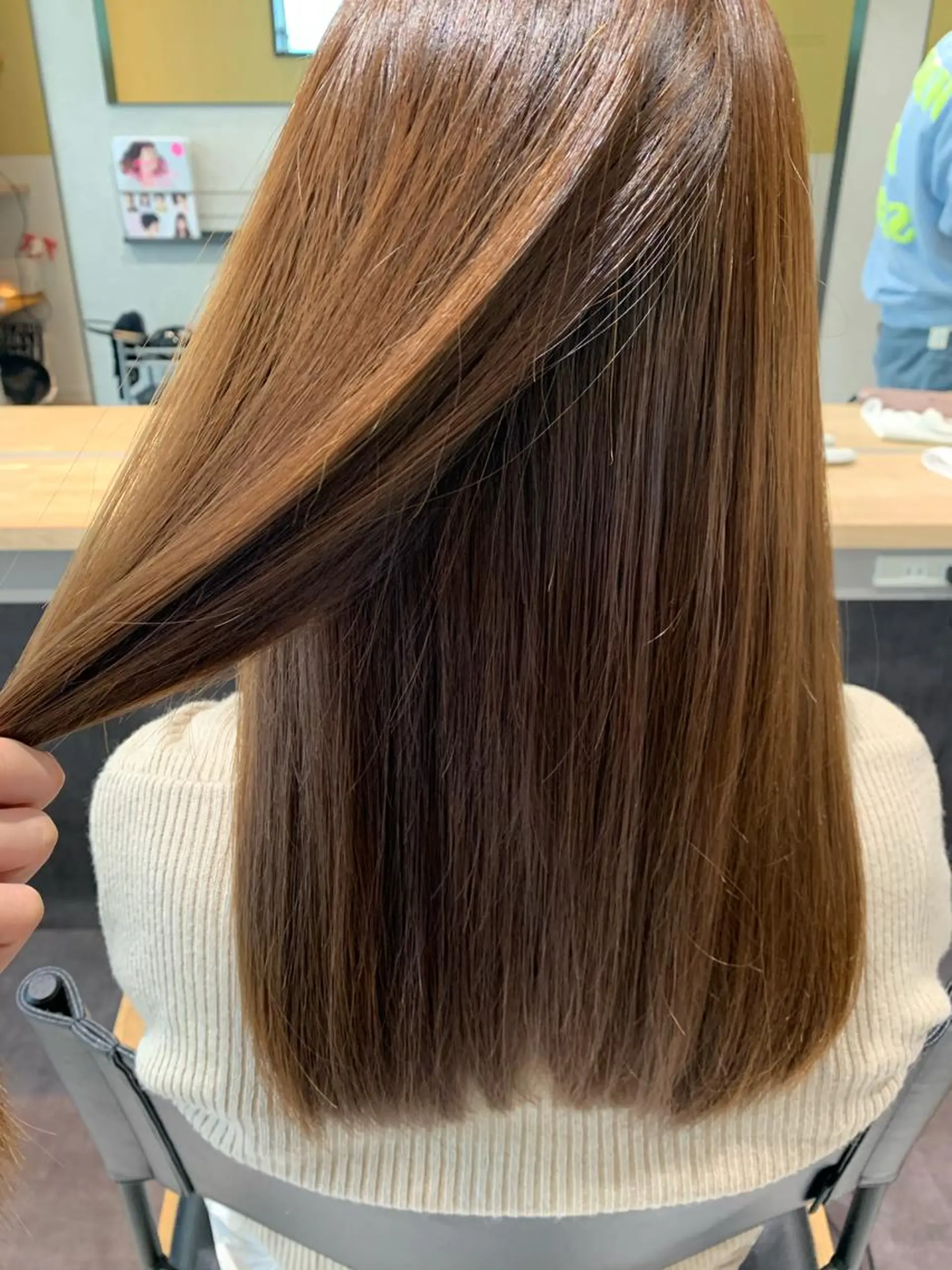 ロング 髪質改善 トリートメント トリートメント hub hair レイヤー/透明感のヘアスタイル