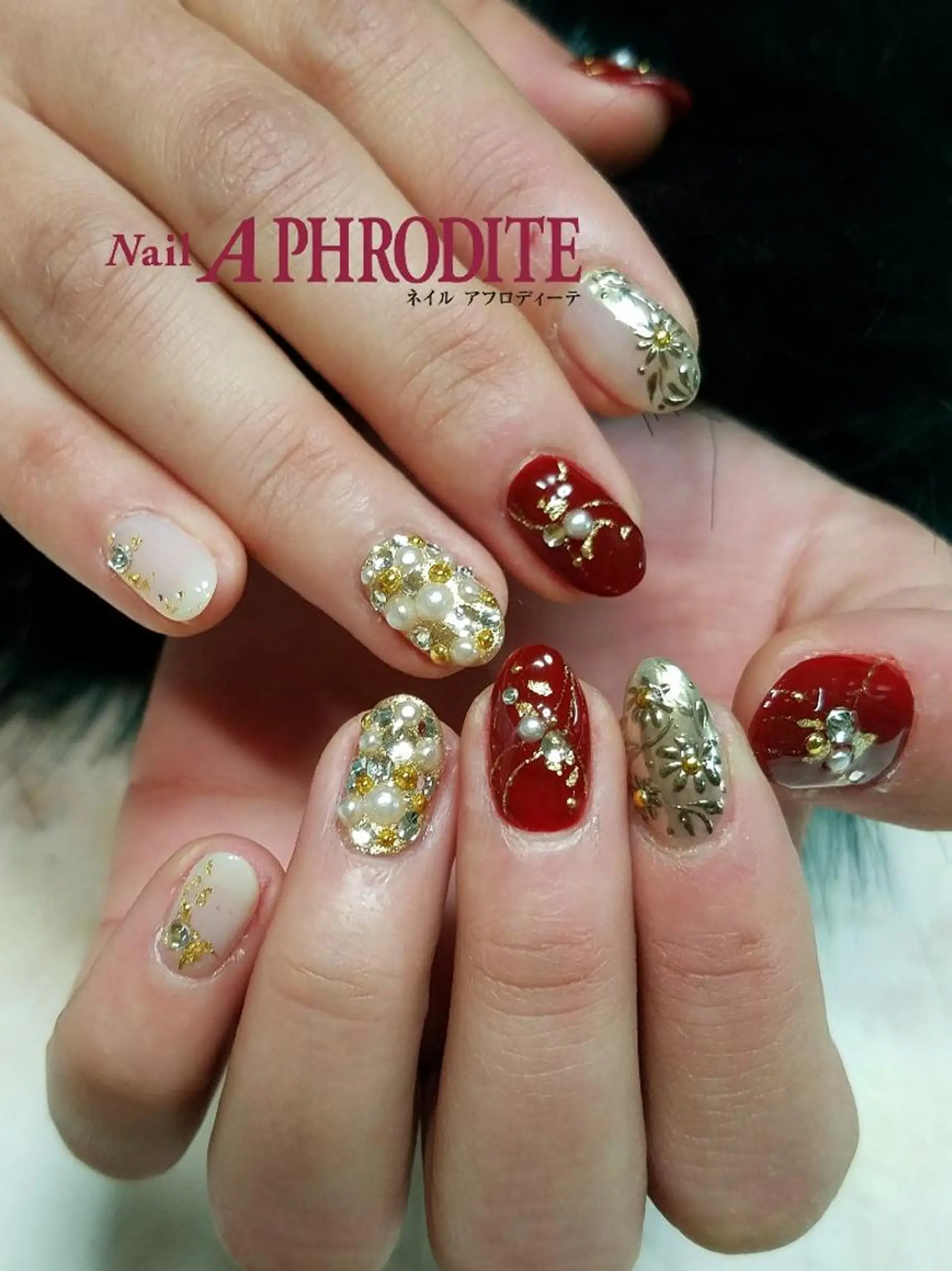 ネイル 冬ネイル クリスマス Nail Aphroditeのネイルデザイン