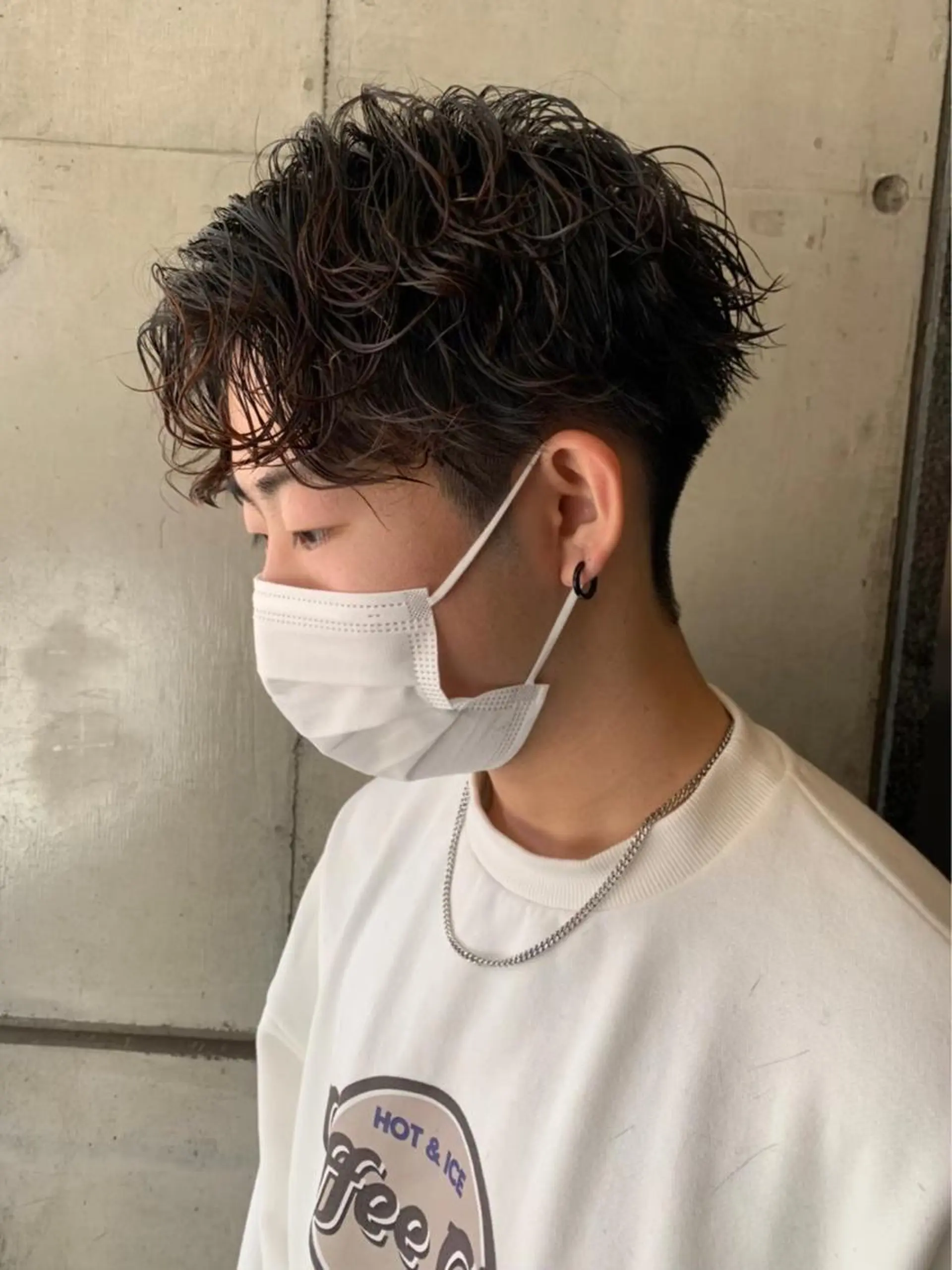 パーマ メンズ 新宿【メンズパーマ】 塩澤太一のヘアスタイル