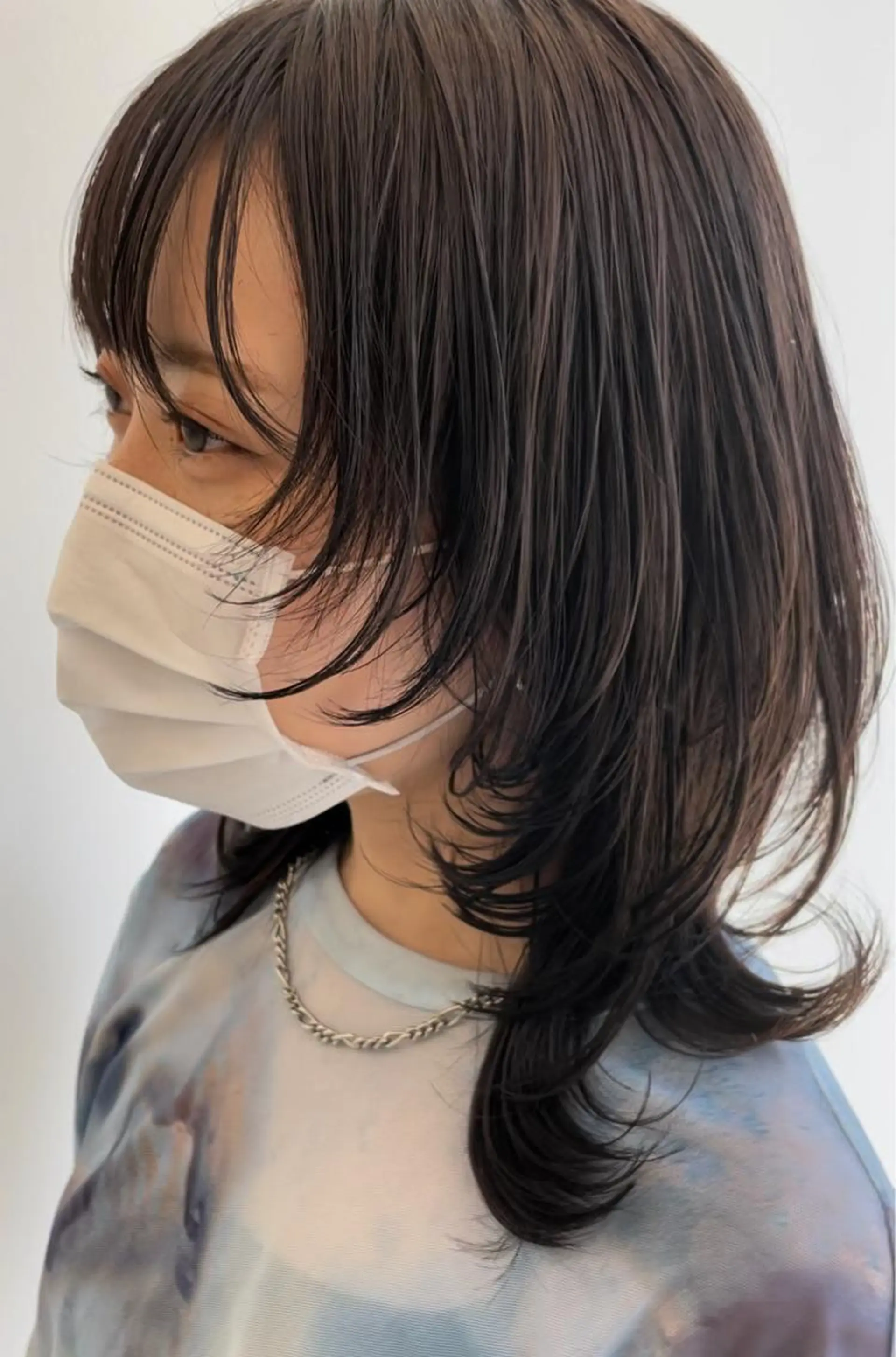 ミディアム ウルフカット HairMake　GIGI 宇多津所属・入本 翼のヘアスタイル