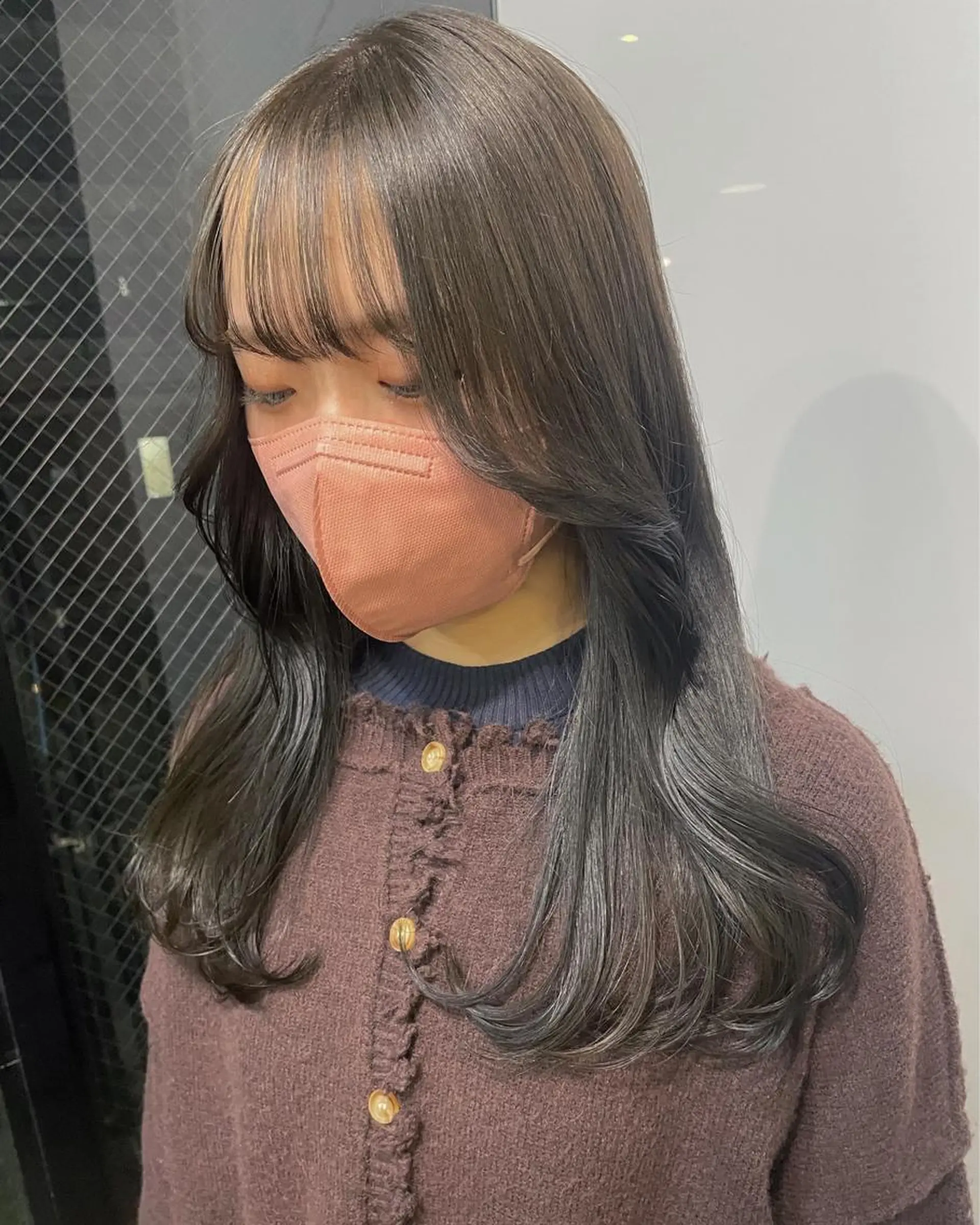 ロング カラー レイヤーカット/ 縮毛矯正/ミサキ💐のヘアスタイル