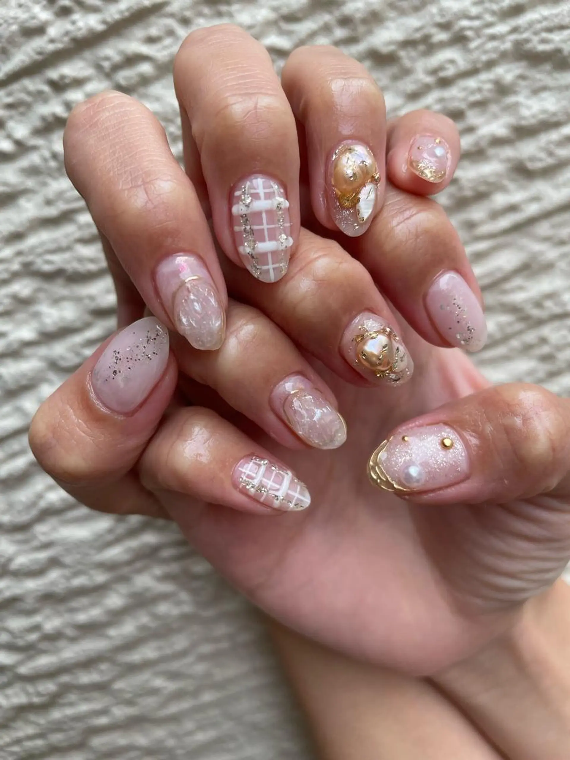 ロング カラー ヘアアレンジ キッズ ネイル マツエク・マツパ アイブロウ 福田 加奈のネイルデザイン