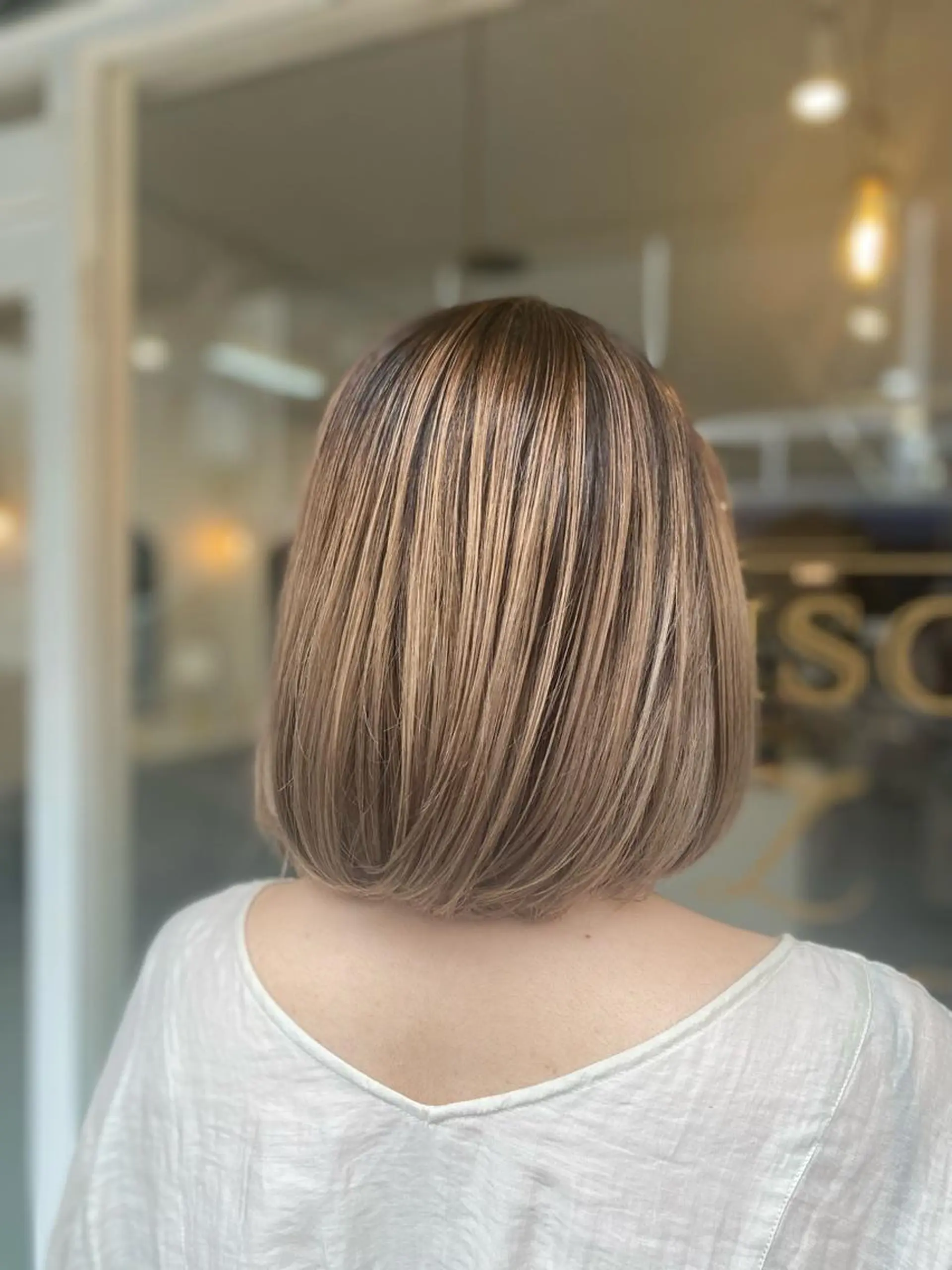 ミディアム ヘアカラー トリートメント MIKI /LAZO 千歳船橋のヘアスタイル