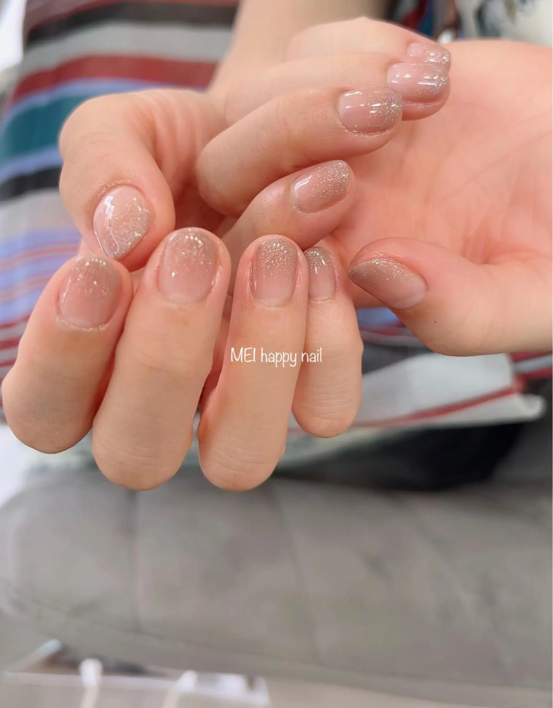 ネイル ジェルネイル パラジェル 北浦和 自爪育成ケアのネイルデザイン