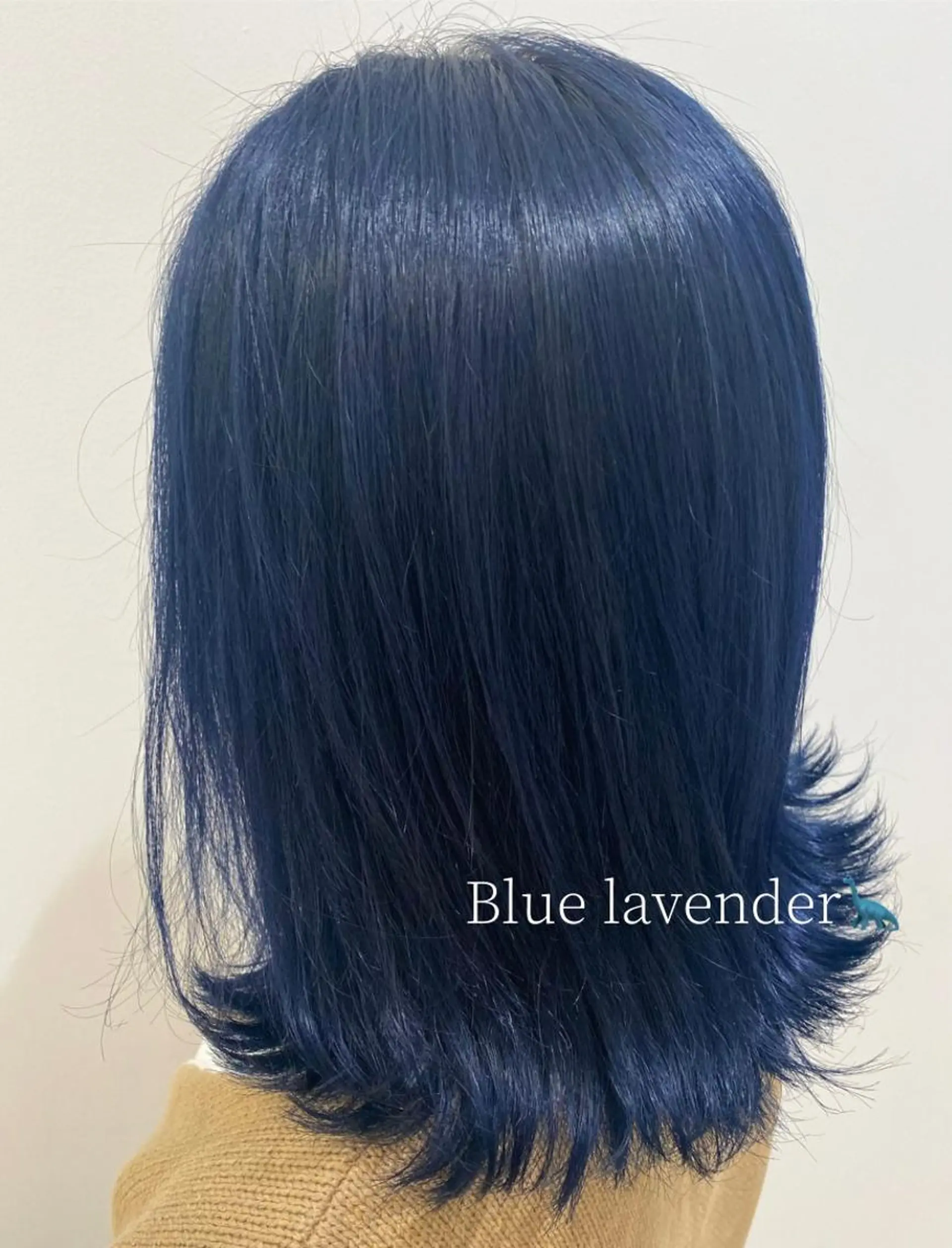 セミロング カラー ブルーカラー ヘアカラー トリートメント 韓国風愛されヘア 🇰🇷RITO🎀のヘアスタイル