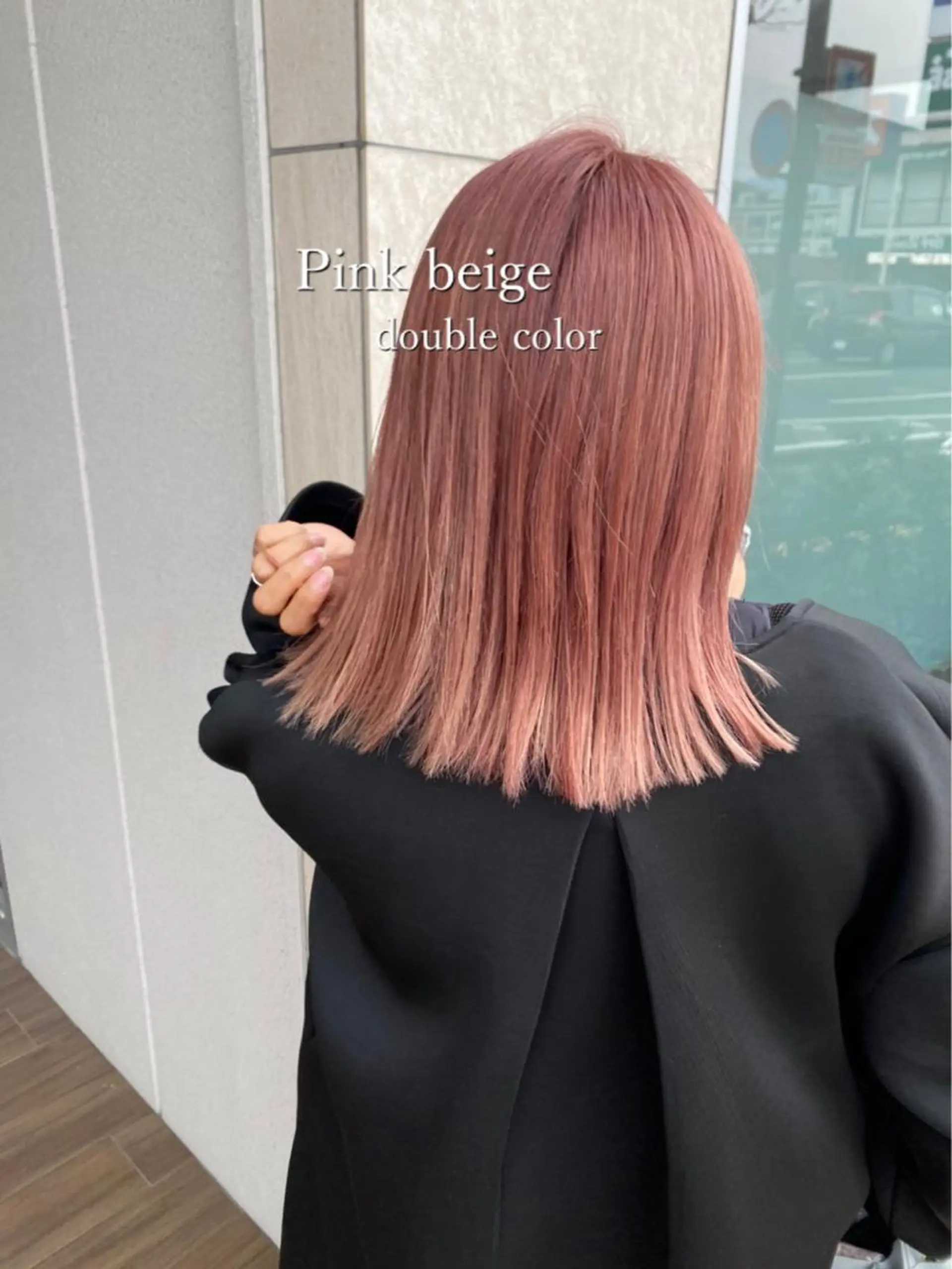 ミディアム ヘアカラー 平野 朋未のヘアスタイル