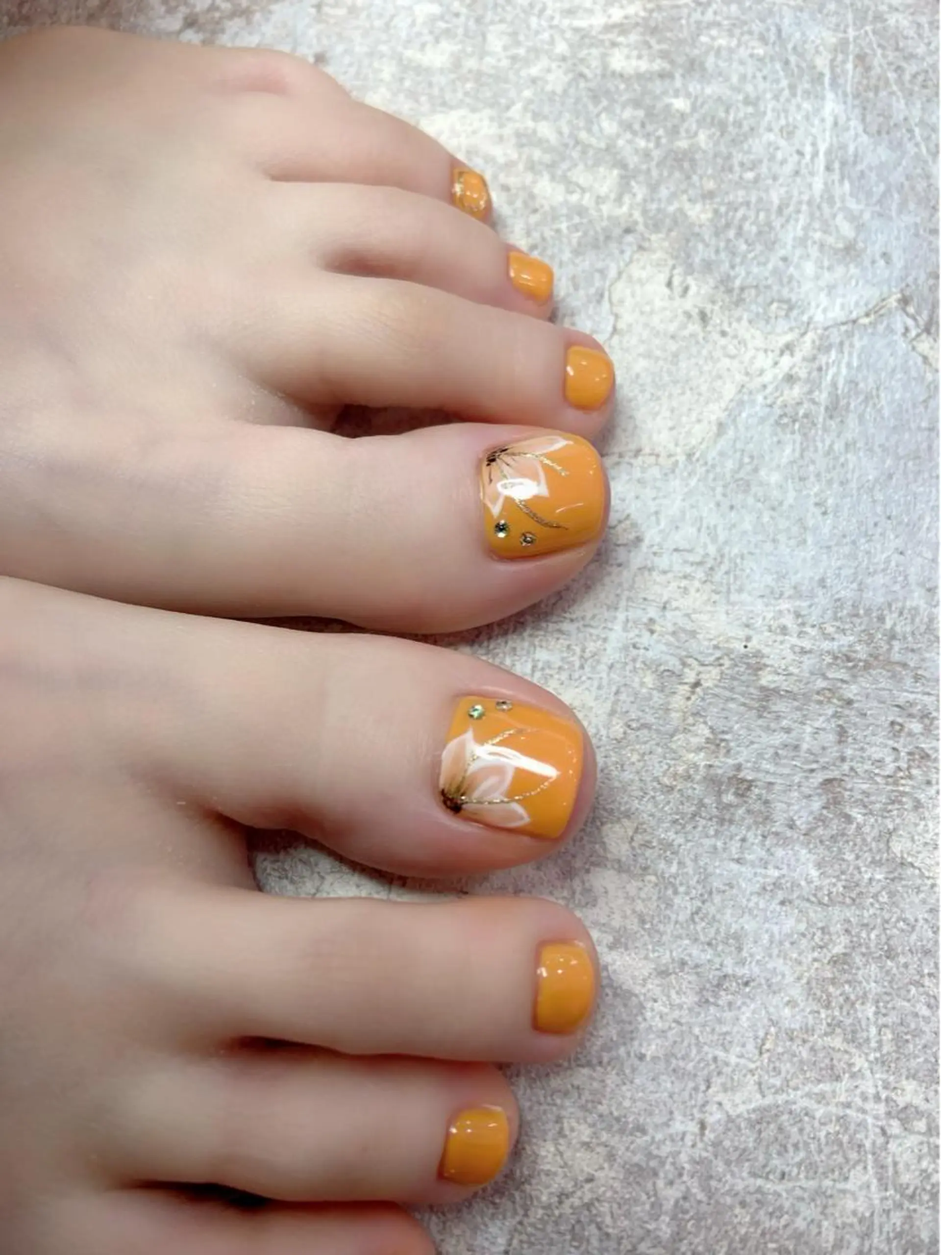 ネイル フラワーネイル ﾈｲﾙｻﾛﾝ Bellefleurのネイルデザイン