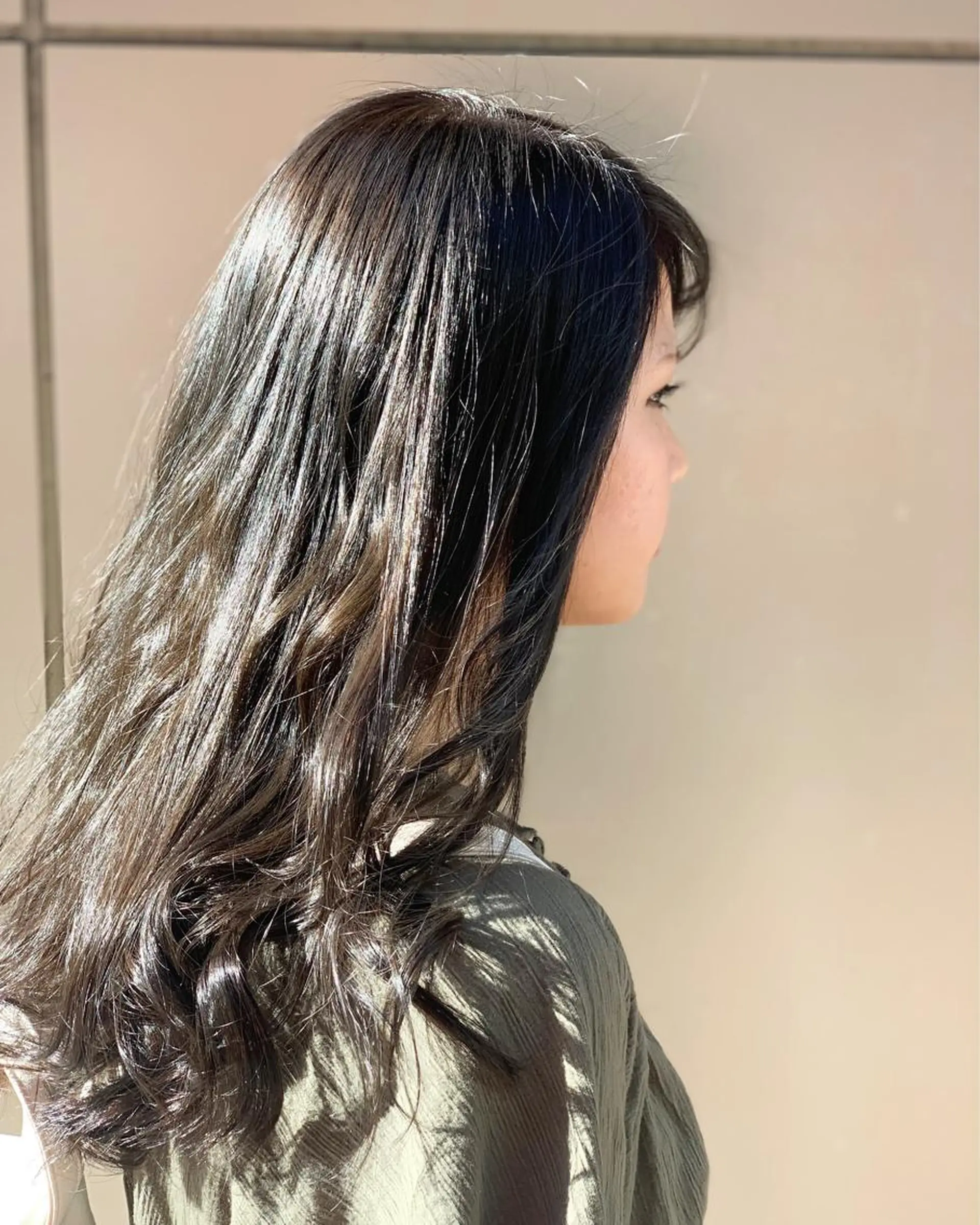 セミロング カラー ベージュカラー ハイライト✨髪質改善 TAKAさんです😊のヘアスタイル