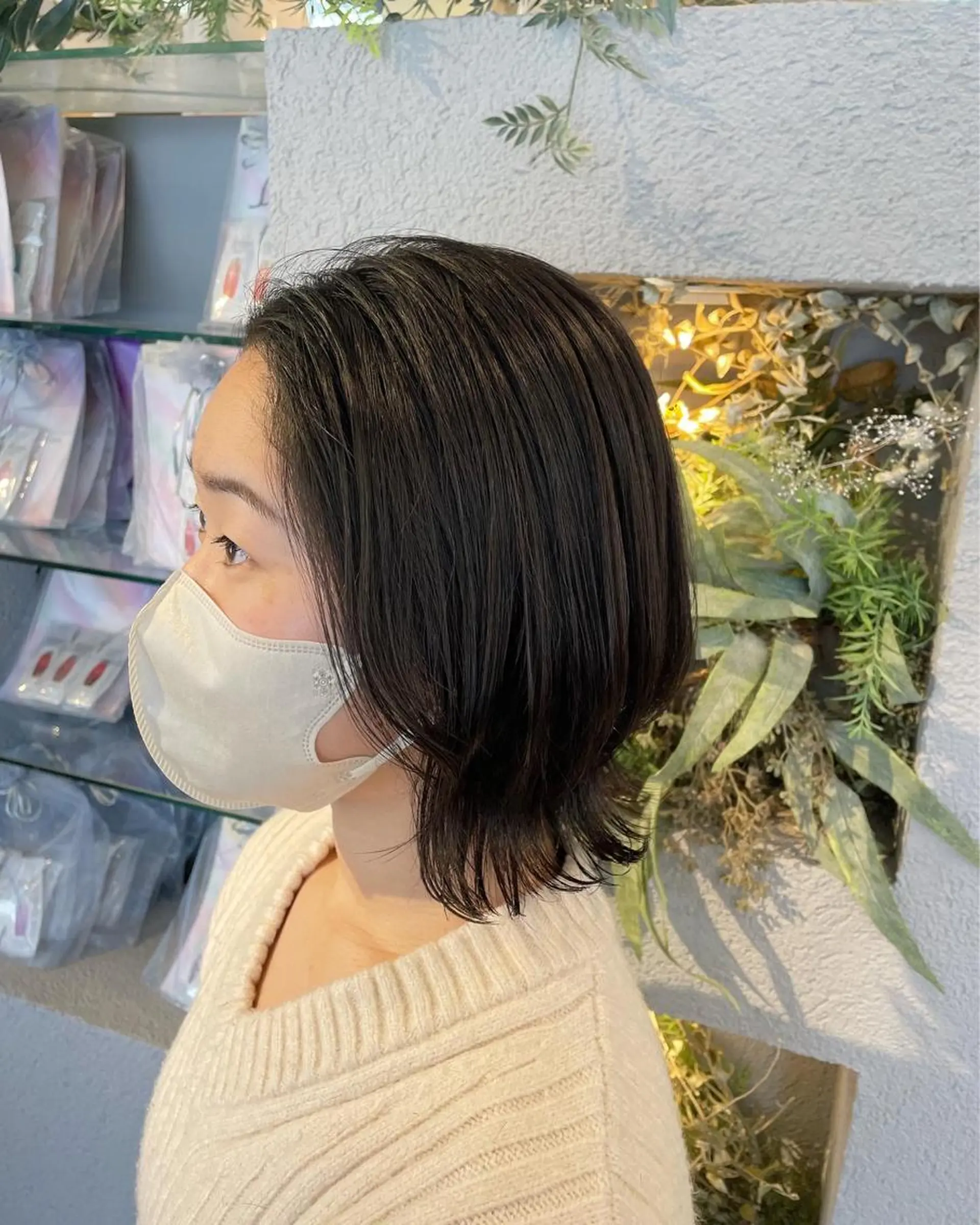 ミディアム VISAGE ba.sk 金子詩帆のヘアスタイル