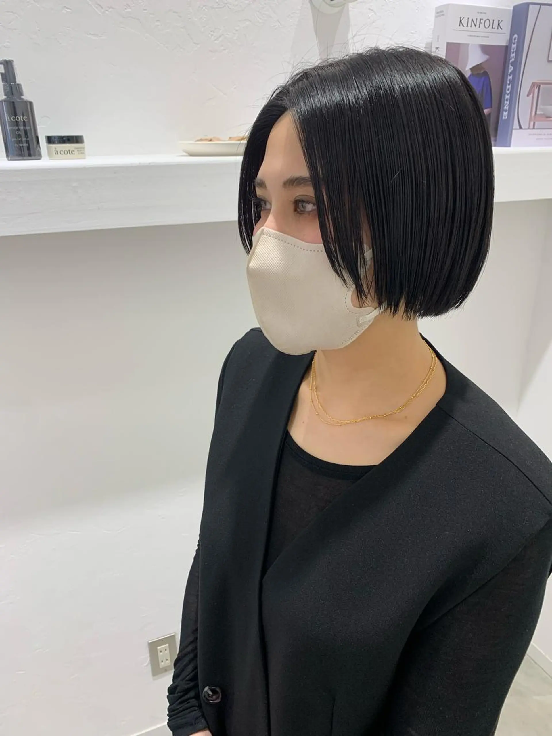 ショート カラー カット ヘアカラー トリートメント 顔周りレイヤー 🎀マリノのヘアスタイル