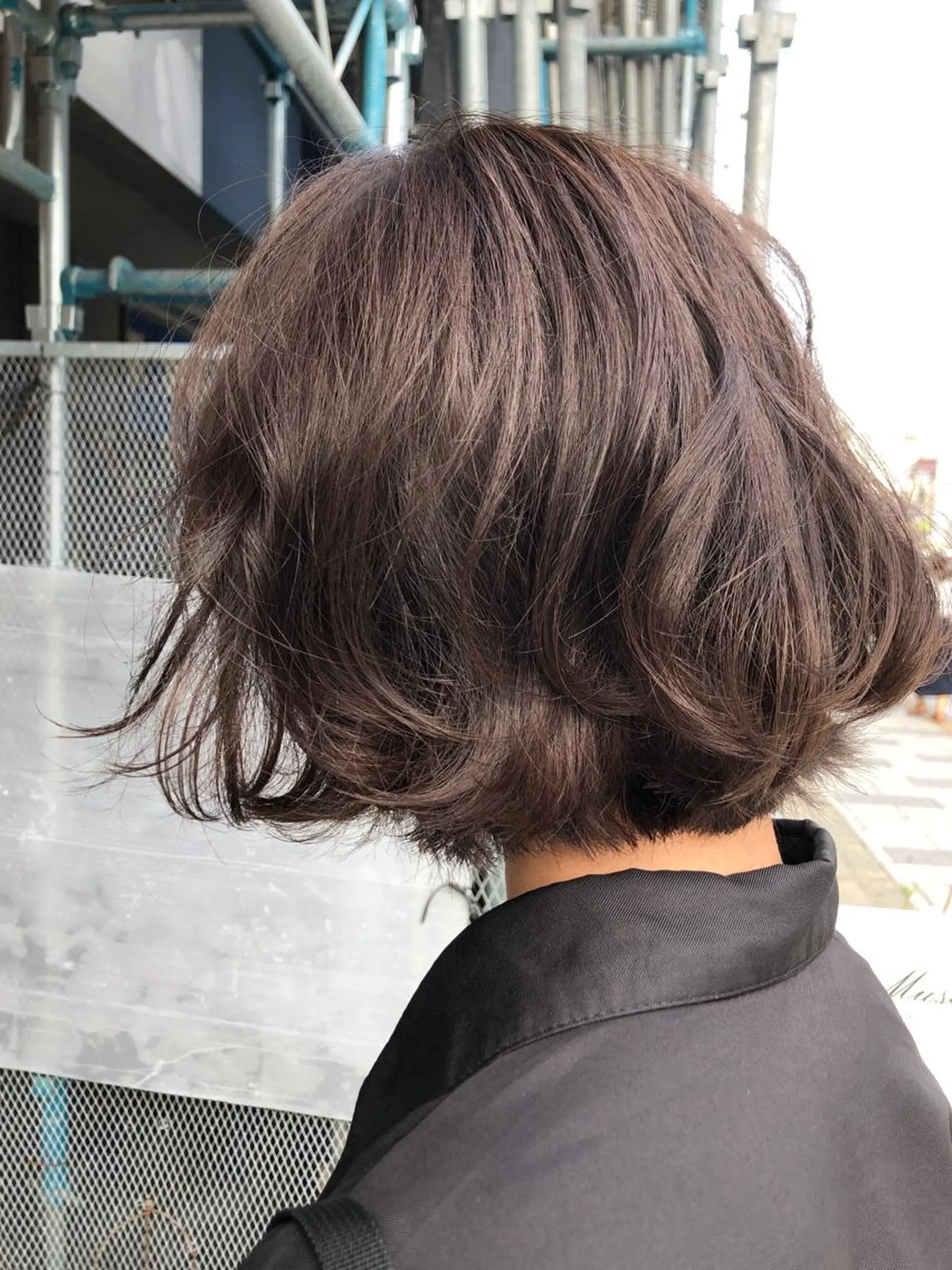 ショート カラー 似合わせ レイヤー須川のヘアスタイル